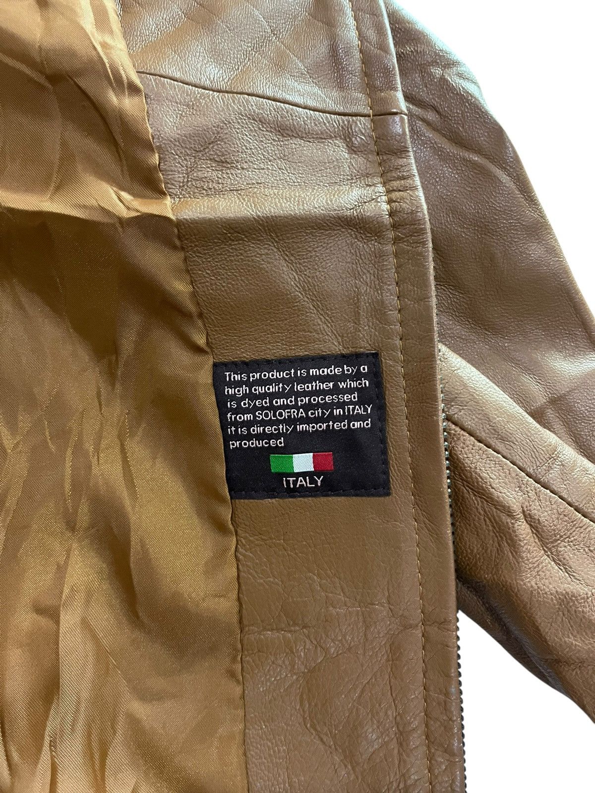 Genuine Leather × Vintage 🇮🇹 GENUINE LEATHER JACKET MADE IN ITALY Size L / US 10 / IT 46 - 7 Thumbnail