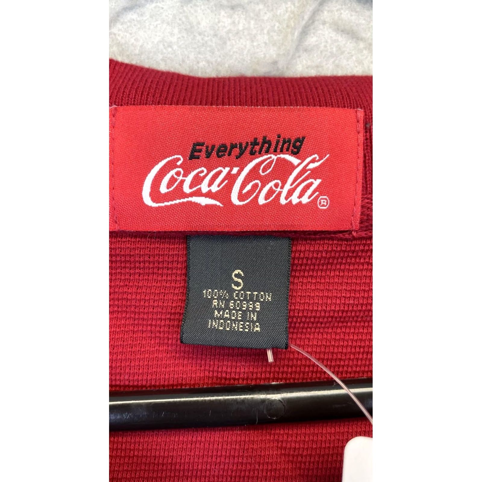 Vintage VINTAGE Coca-Cola Polo Shirt Mens Small Red Embroidered 90s Shirt Size US S / EU 44-46 / 1 - 5 Thumbnail