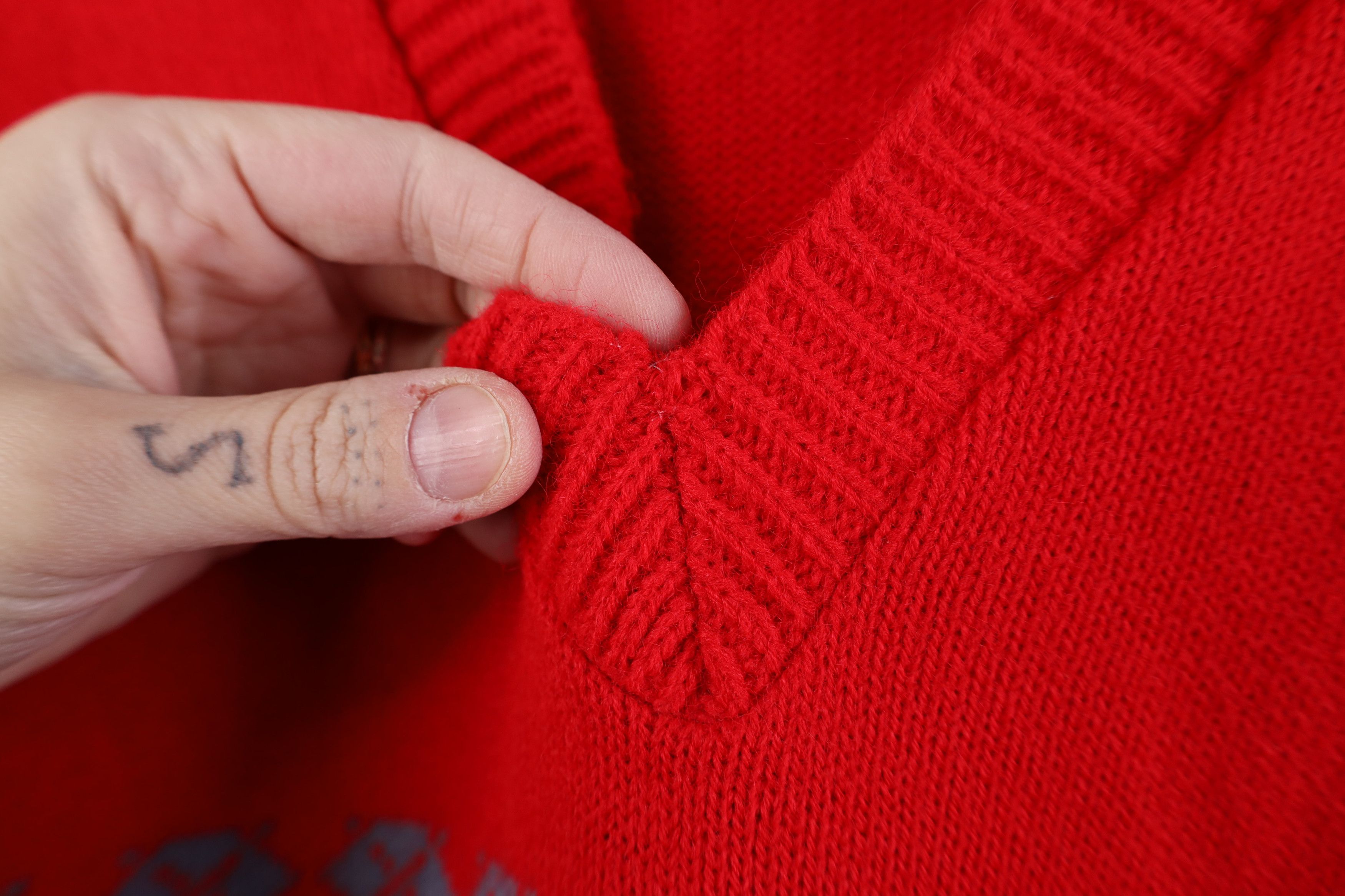 Vintage Vintage 70s 80s Ohio State University V-Neck Sweater USA Size L / US 10 / IT 46 - 7 Thumbnail