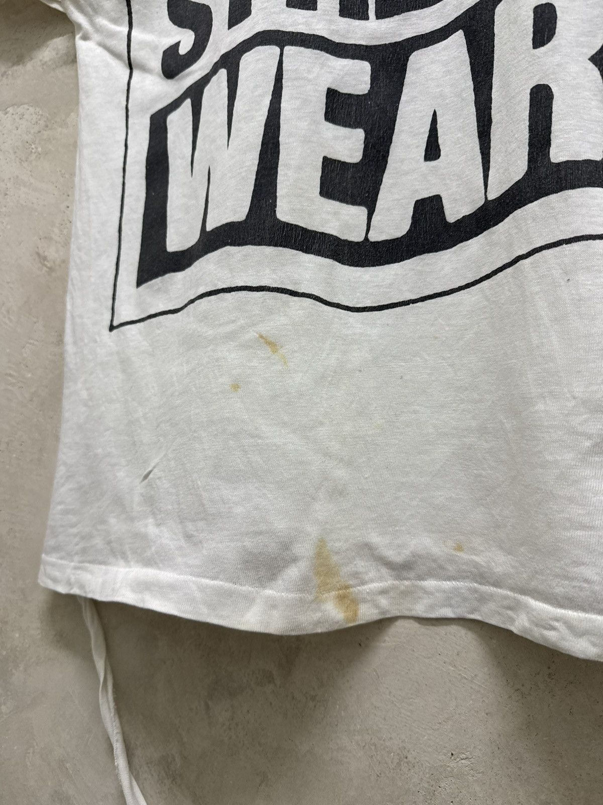 Vintage Vintage 80s Vision Streetwear Skateboard Distressed Tee Size US S / EU 44-46 / 1 - 6 Thumbnail