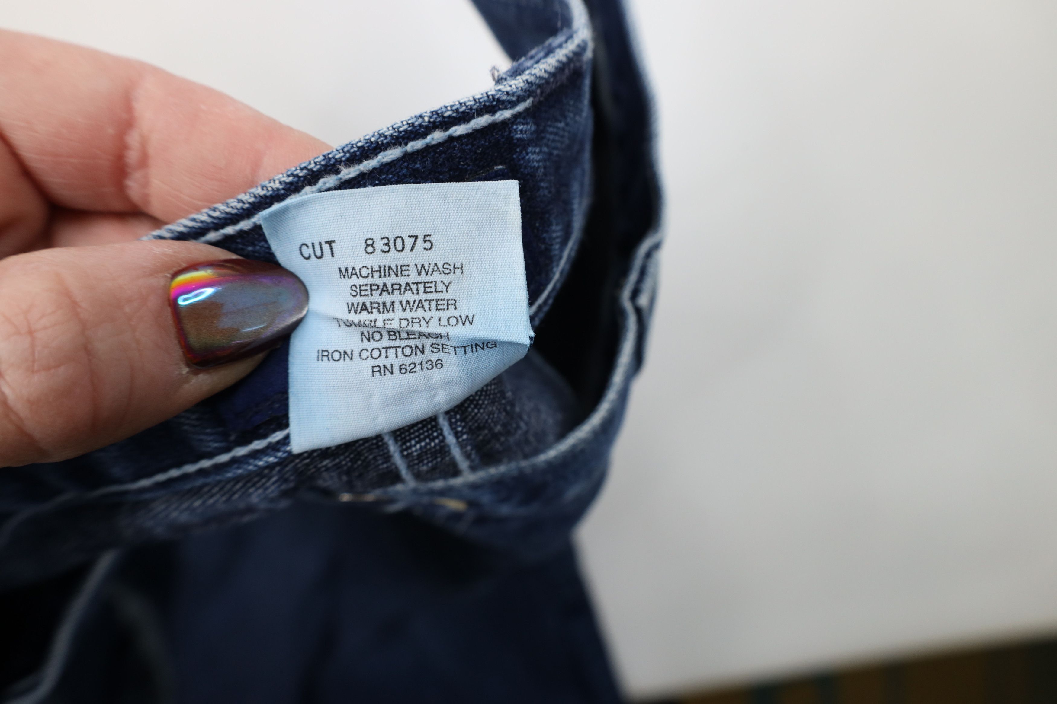 Guess Vintage 90s Guess Spell Taped Logo Wide Leg Denim Jeans USA Size US 34 / EU 50 - 9 Thumbnail