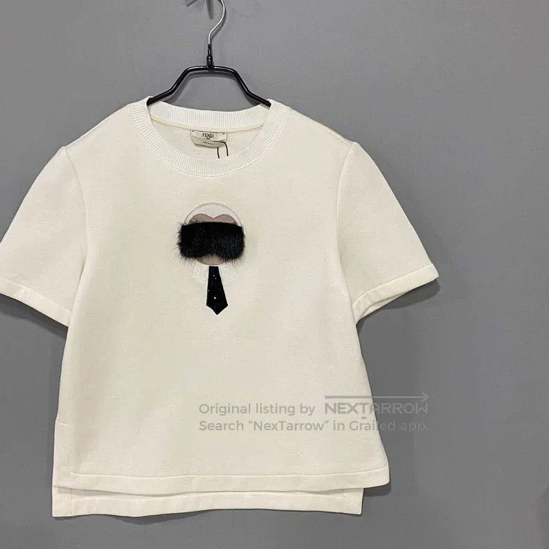 Fendi Fendi Mink fur Laforet hoodie short sleeves Size XS / US 0-2 / IT 36-38 - 2 Thumbnail