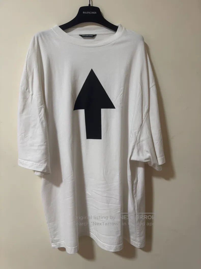 Balenciaga Balenciaga Warning sign printed T-shirt, short-sleeve Size US M / EU 48-50 / 2 - 2 Thumbnail