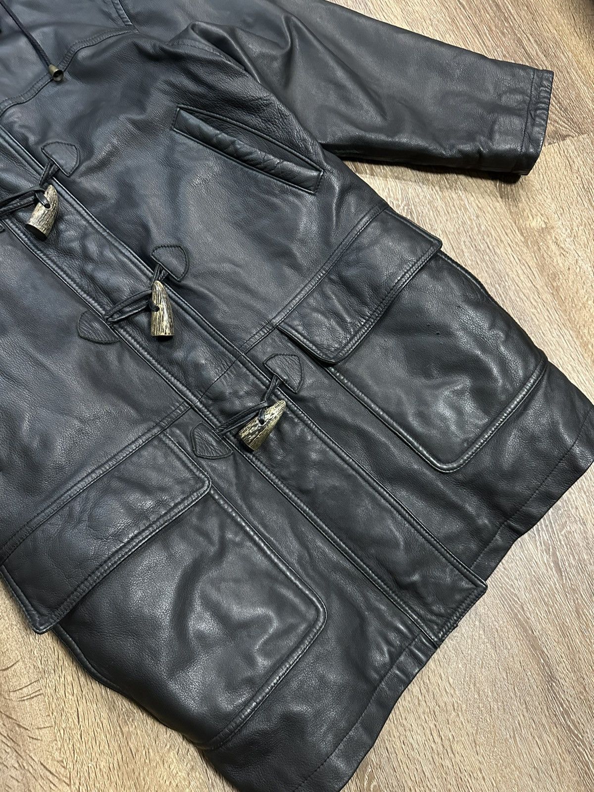 Burberry 🔥RARE🔥 Vintage Burberry London Leather Jacket Size US M / EU 48-50 / 2 - 4 Thumbnail