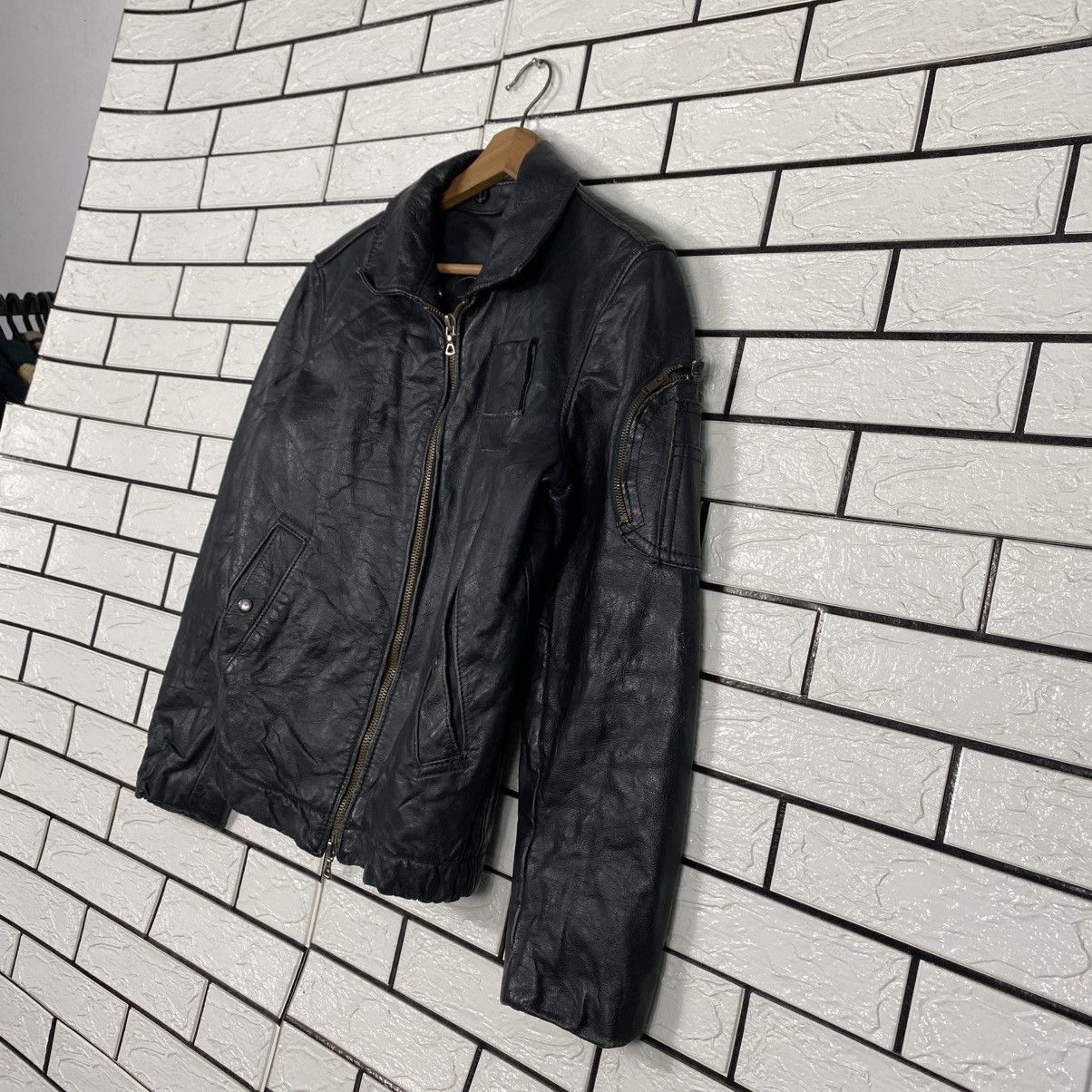 Japanese Brand Rare Vintage Pierre Jacques Genuine Leather Jacket Size US S / EU 44-46 / 1 - 3 Thumbnail