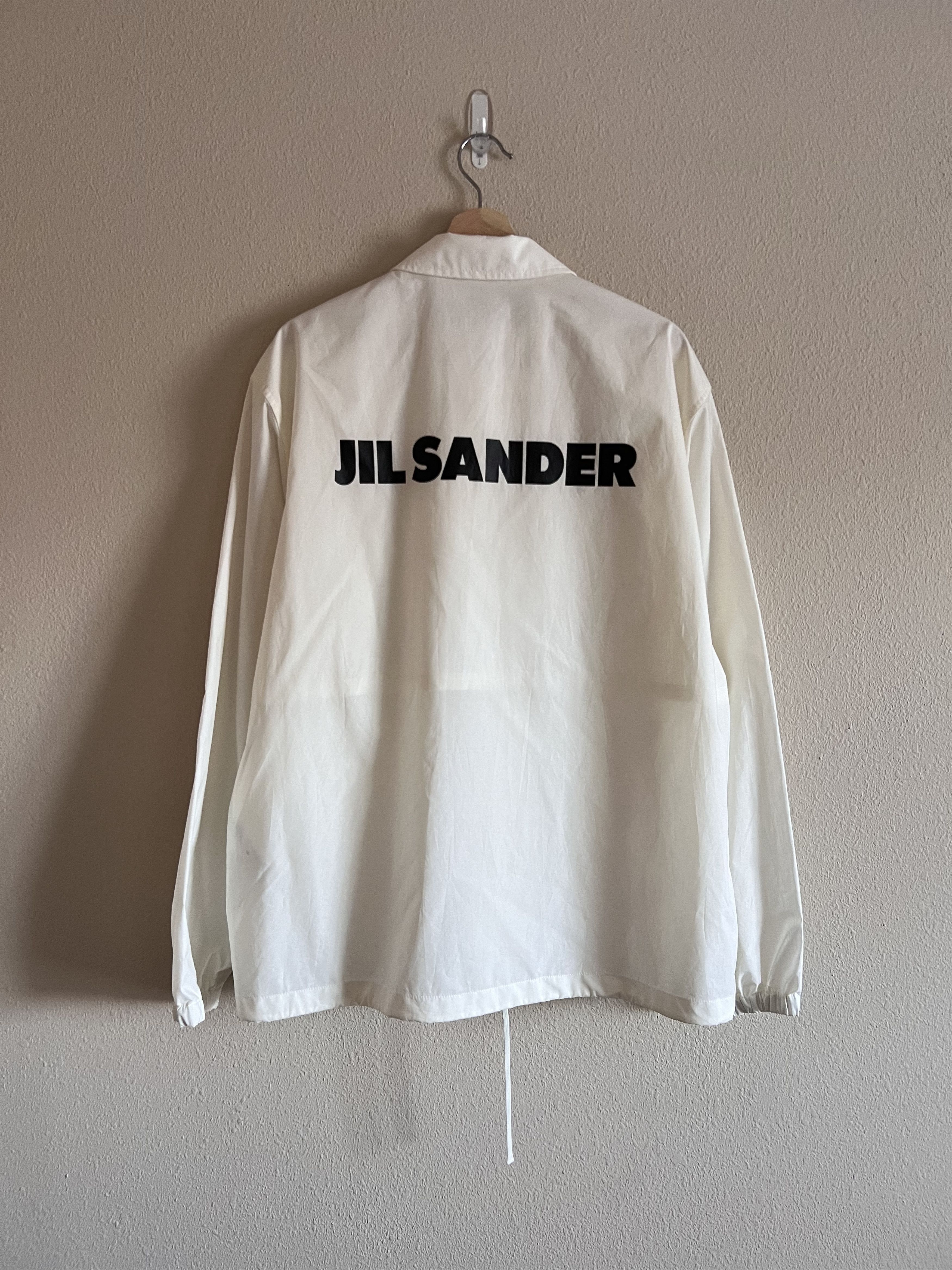 Jil Sander Jil Sander Poplin Shirt Jacket White Size US M / EU 48-50 / 2 - 1 Thumbnail
