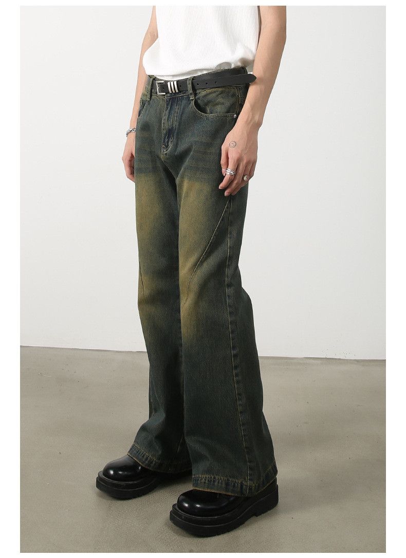 Japanese Brand × Jean High street washed distressed loose flared jeans Size US 34 / EU 50 - 6 Thumbnail