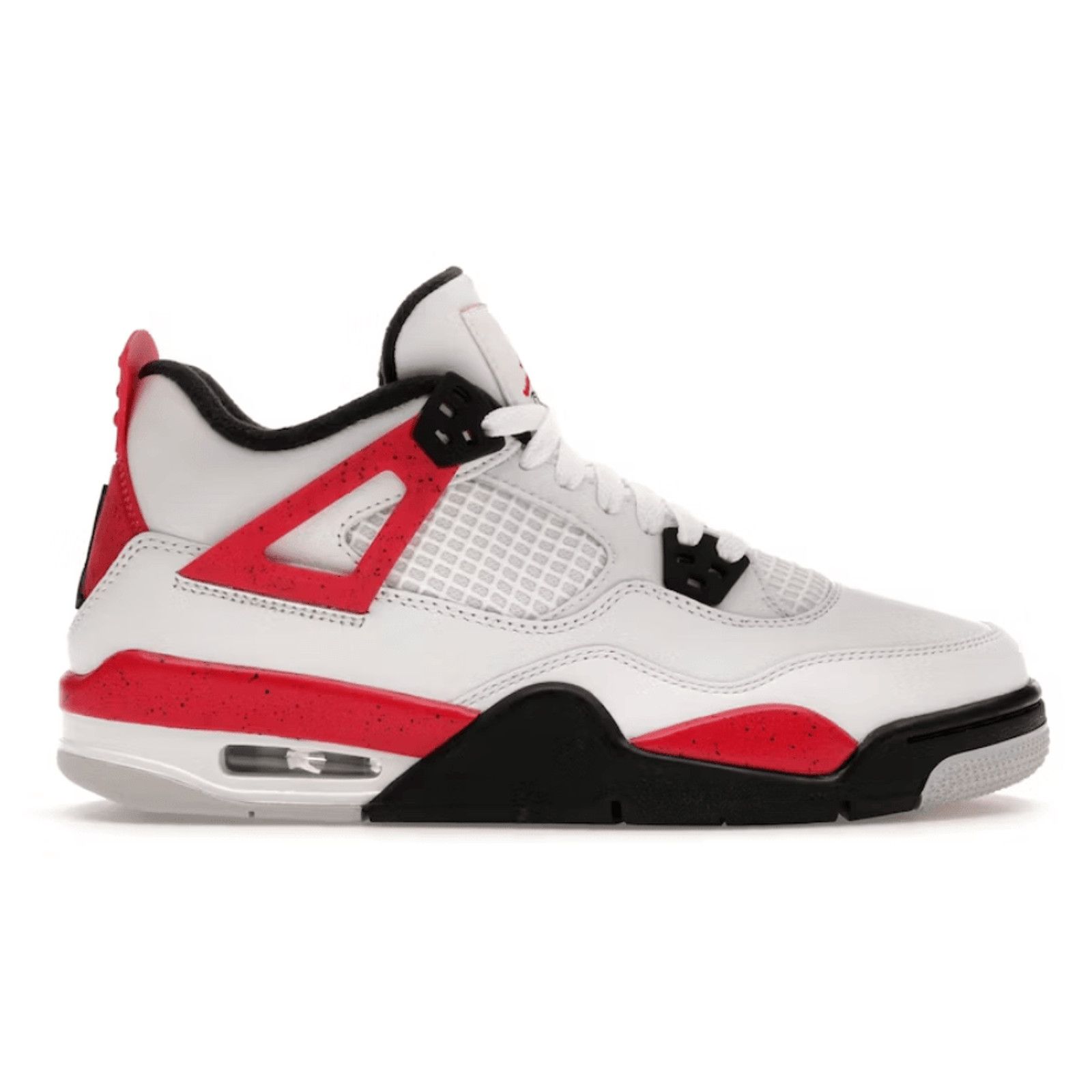 image of Nike Air Jordan 4 Retro Red Cement Shoes, Men's (Size 10)