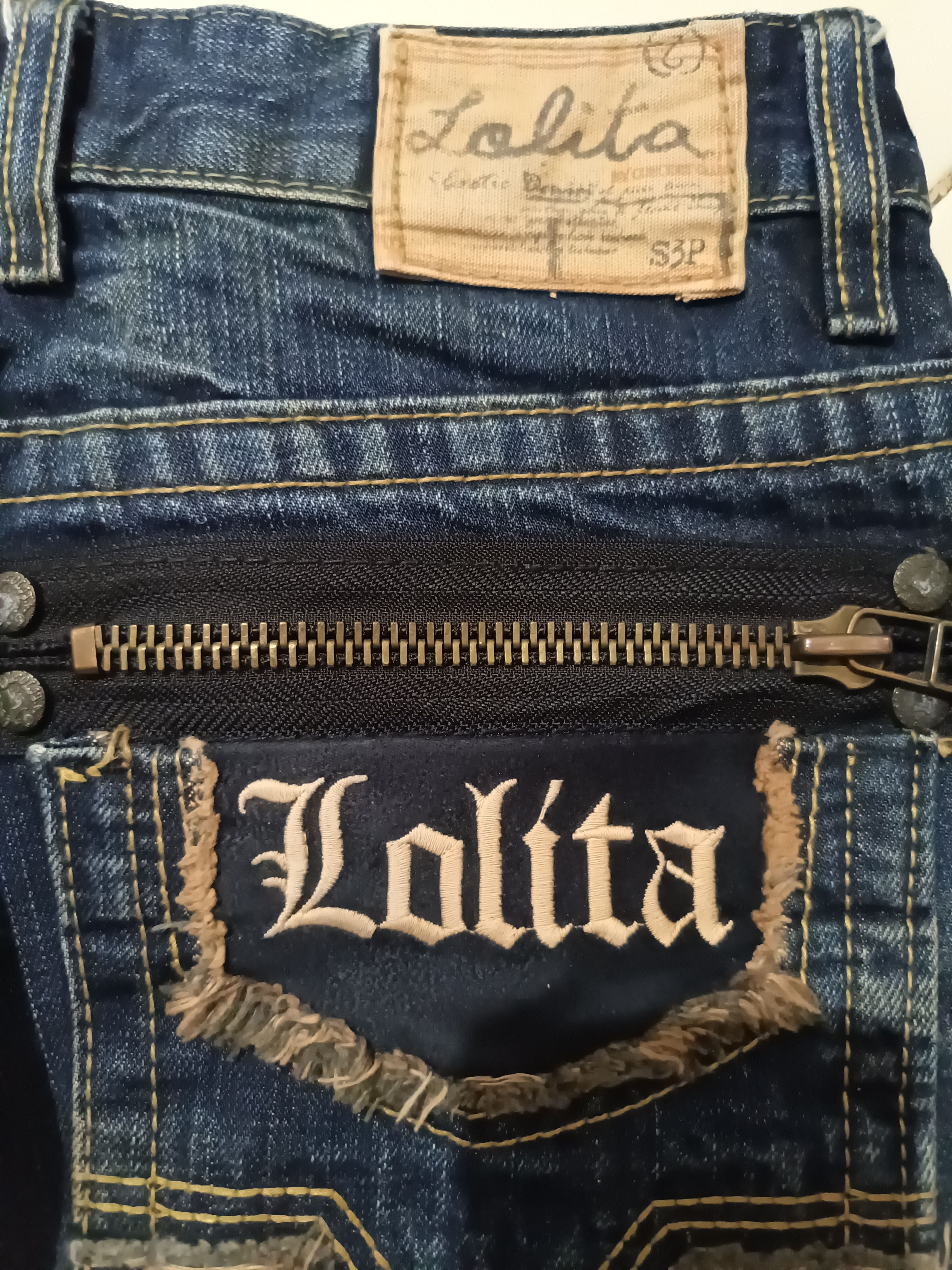 Le Grande Bleu (L.G.B.) Rare 🔥 Lolita Jeans Size US 31 - 11 Thumbnail