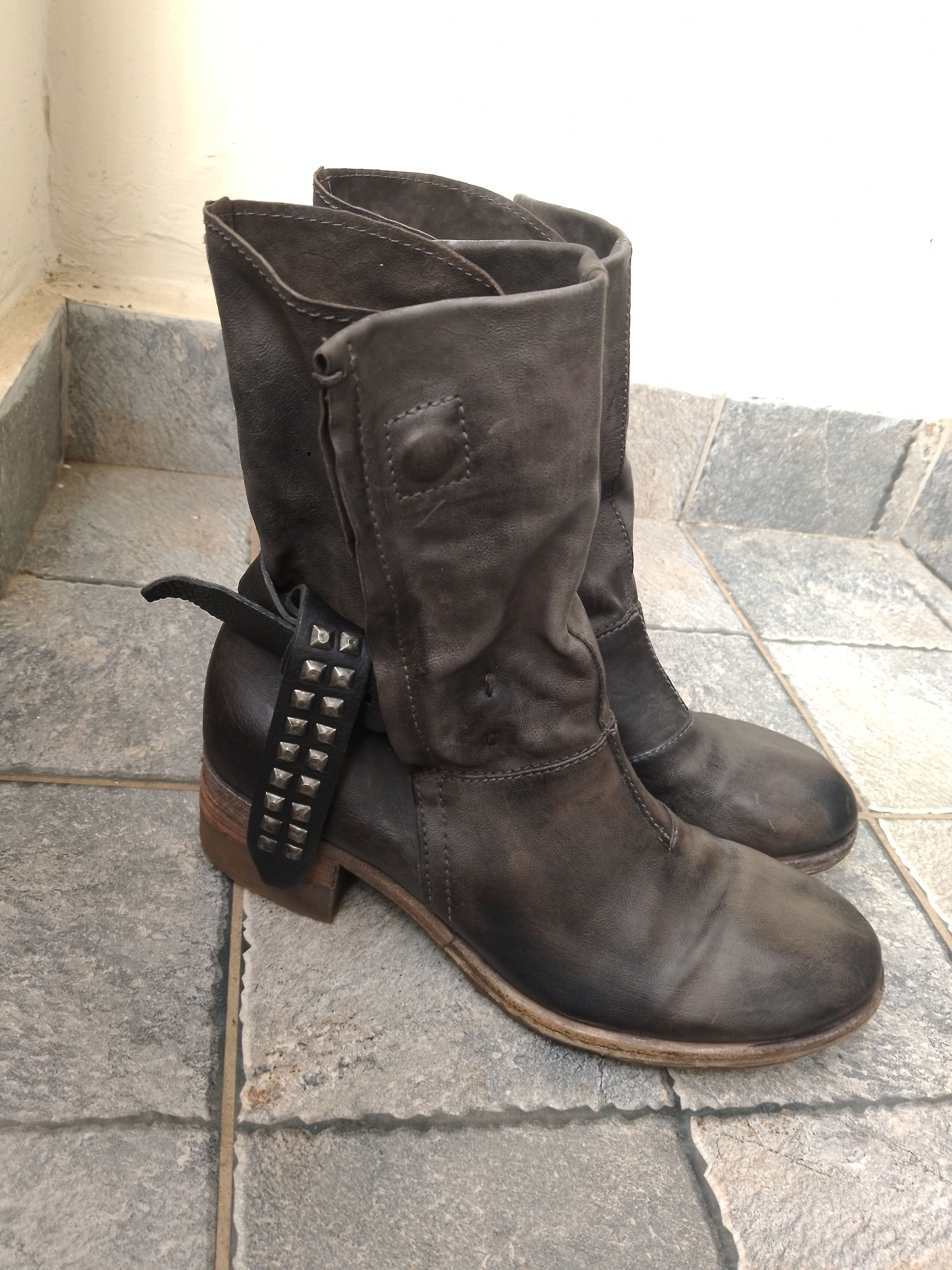 A.S.98 AS 98 biker boots Size US 10 / IT 40 - 1 Thumbnail