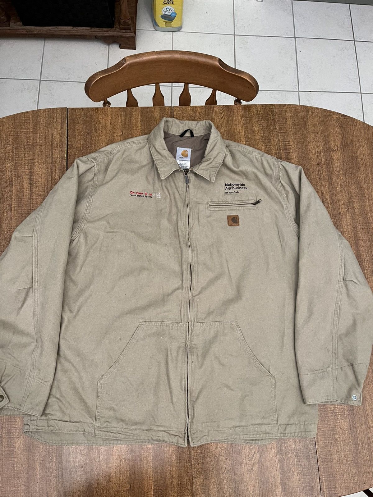Carhartt 2006 Detroit Tan Jacket 2XL Size US XXL / EU 58 / 5 - 1 Thumbnail