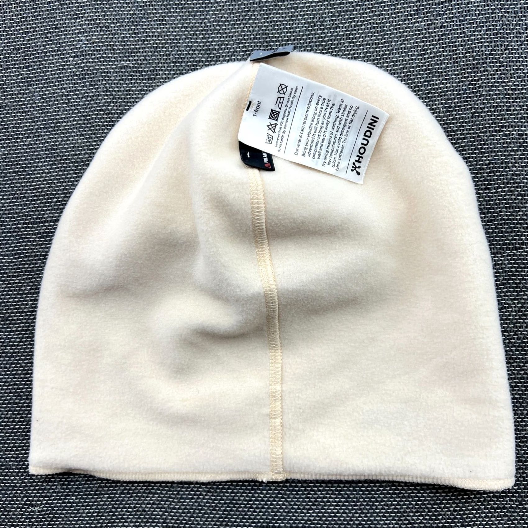Houdini HOUDINI Beanie Hat Size M Polartec Creamy White Lightweight Thermal Insulated Unisex Adults Winter Knit Lined Size ONE SIZE - 5 Thumbnail