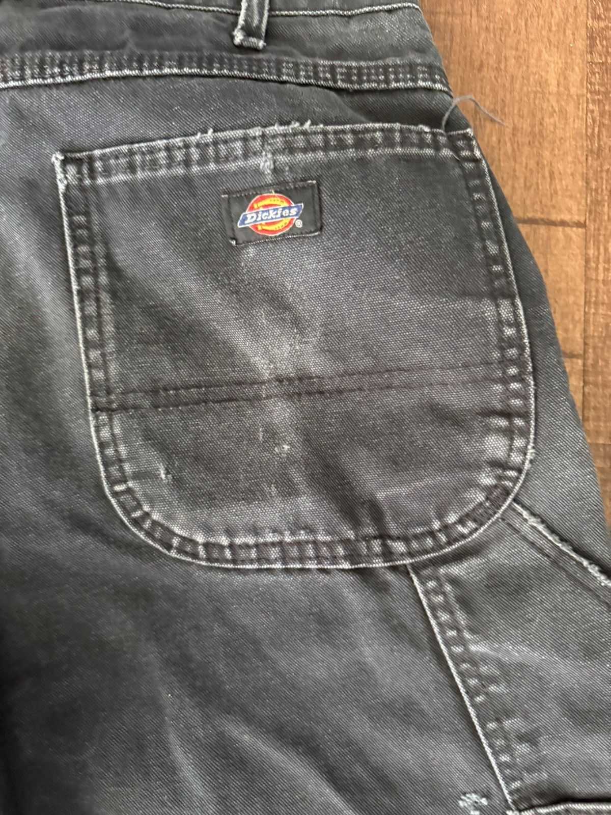 Dickies Black Demin Distressed Dickies Carpenter Pants Size US 32 / EU 48 - 6 Thumbnail