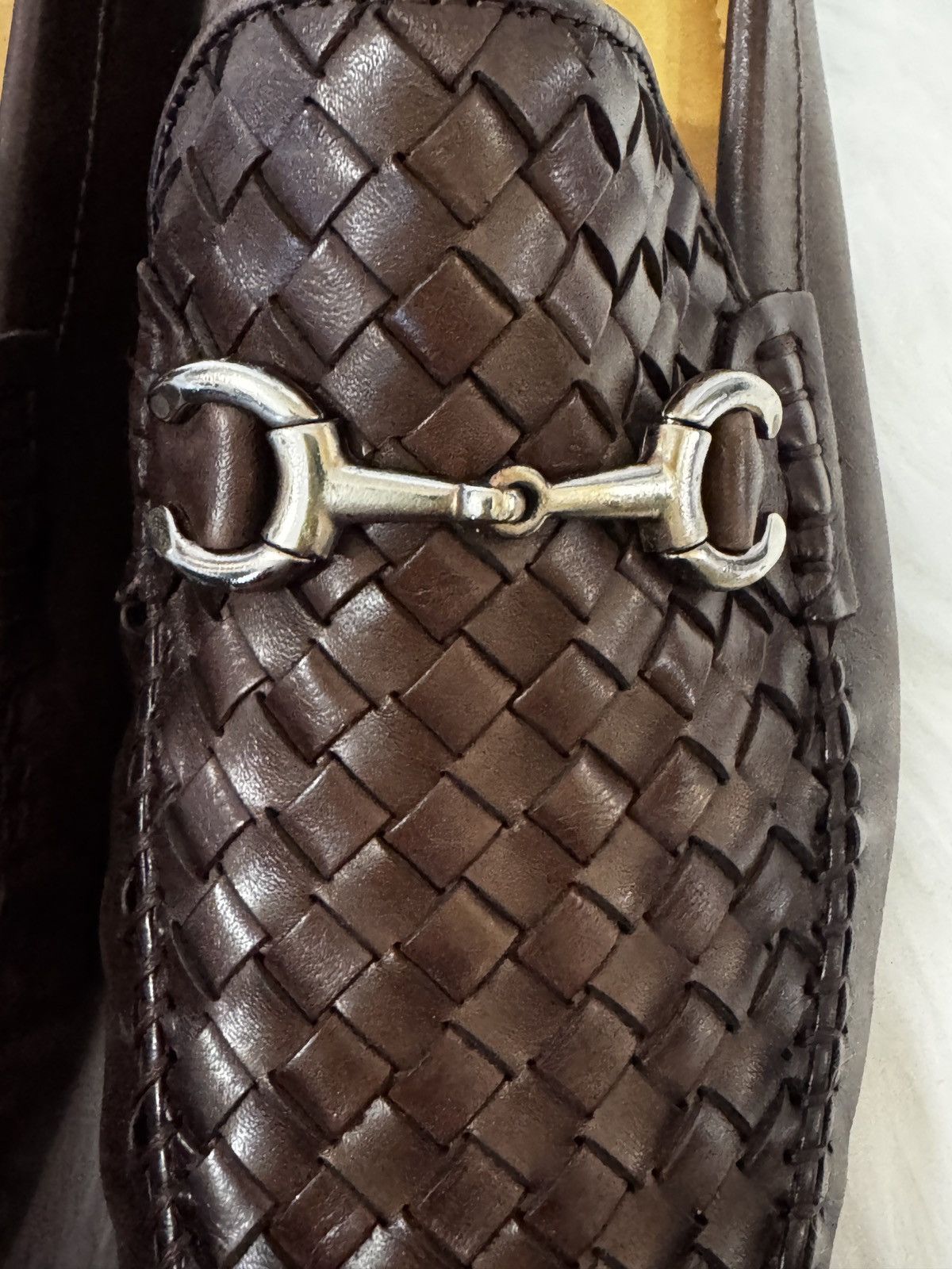 Saks Fifth Avenue Saks Fifth Avenue Woven Leather Driving Loafers Size 11.5 Size US 11.5 / EU 44-45 - 10 Thumbnail