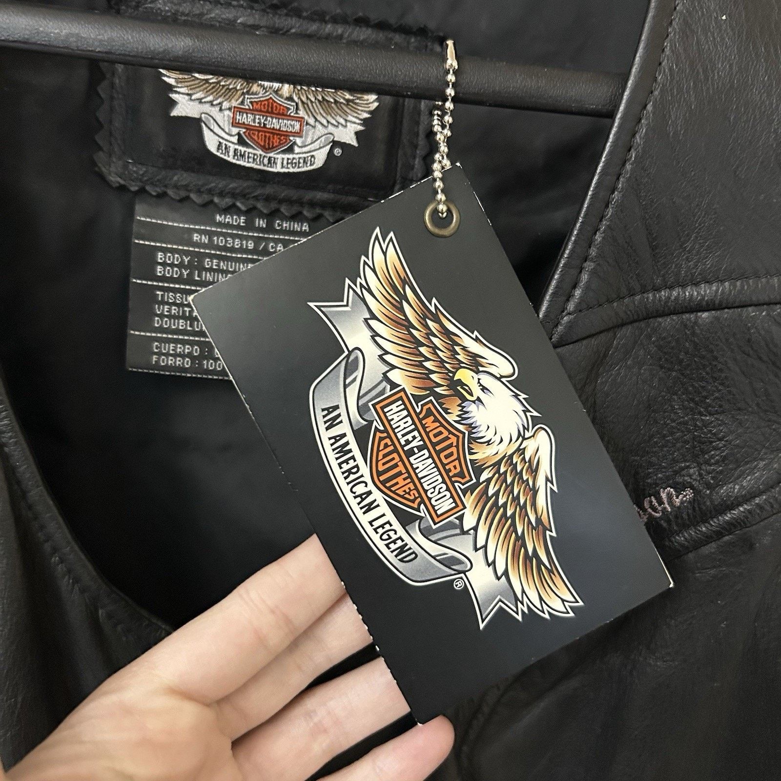 Harley Davidson Harley-Davidson Women's Vest Sz Large 98096-06VW - VTG Y2K Size L / US 10 / IT 46 - 7 Thumbnail