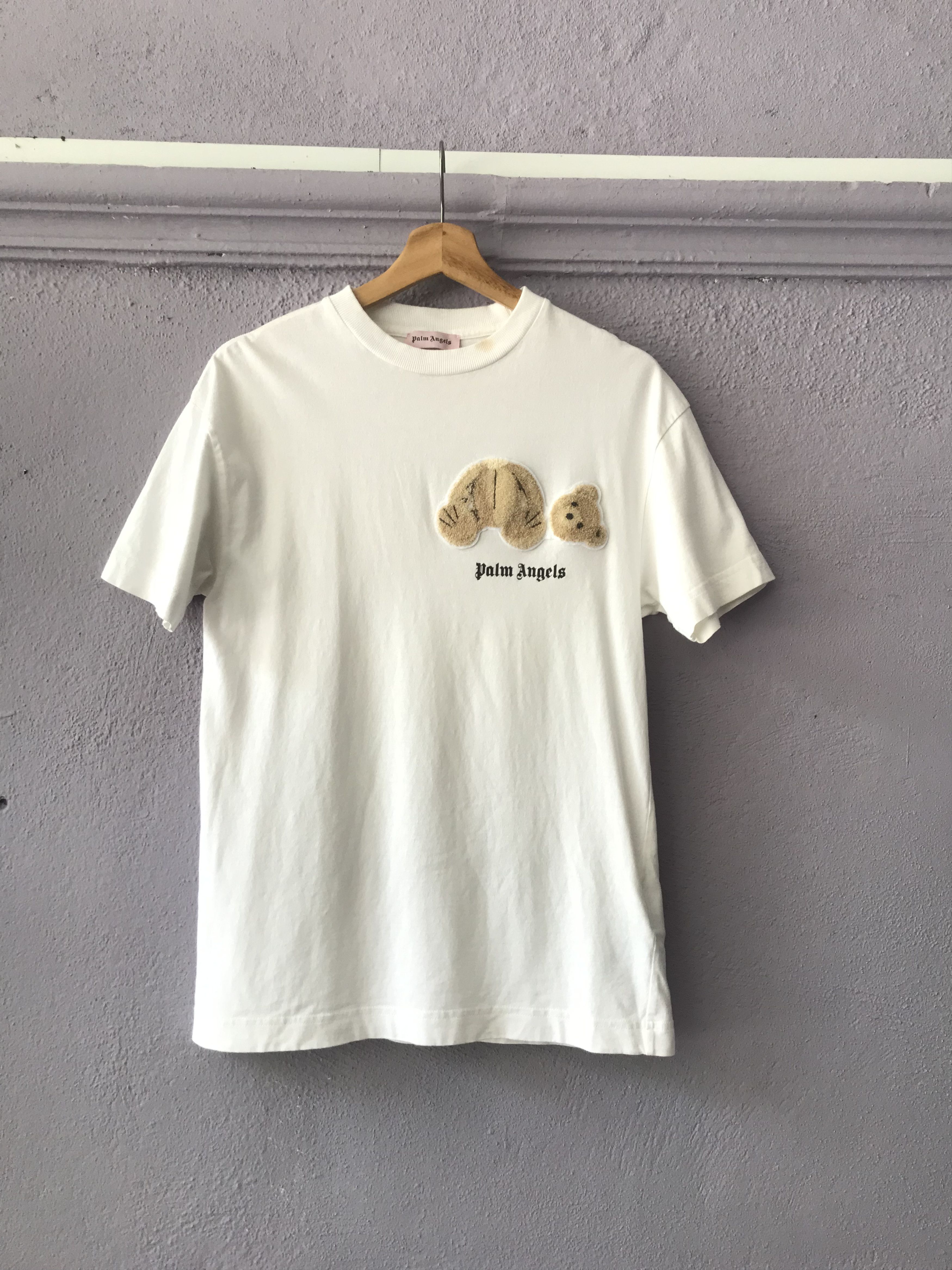 Palm Angels Palm Angels White T Shirt Size S Size US S / EU 44-46 / 1 - 1 Thumbnail