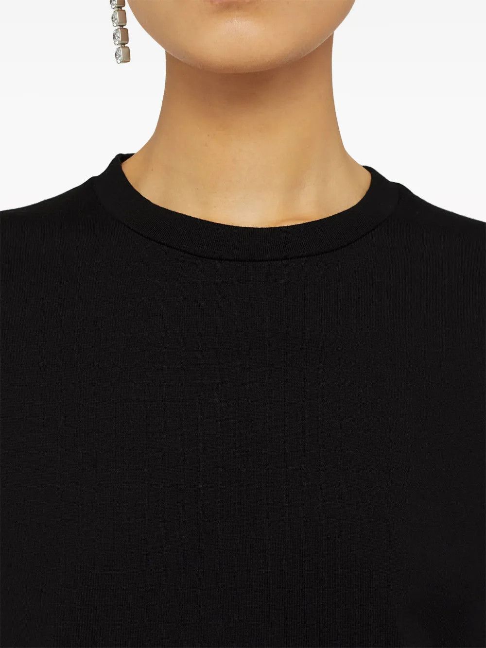 Jil Sander o1mt1gz0625 Long Sleeve T-Shirt in Black Size M / US 6-8 / IT 42-44 - 6 Thumbnail