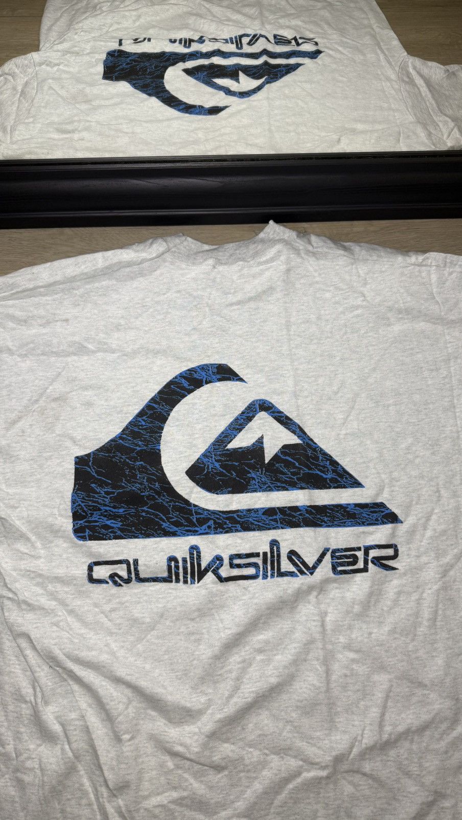 Quiksilver Vintage / Y2K 1990s Quicksilver Logo SpellOut Shirt Size US XXL / EU 58 / 5 - 2 Thumbnail