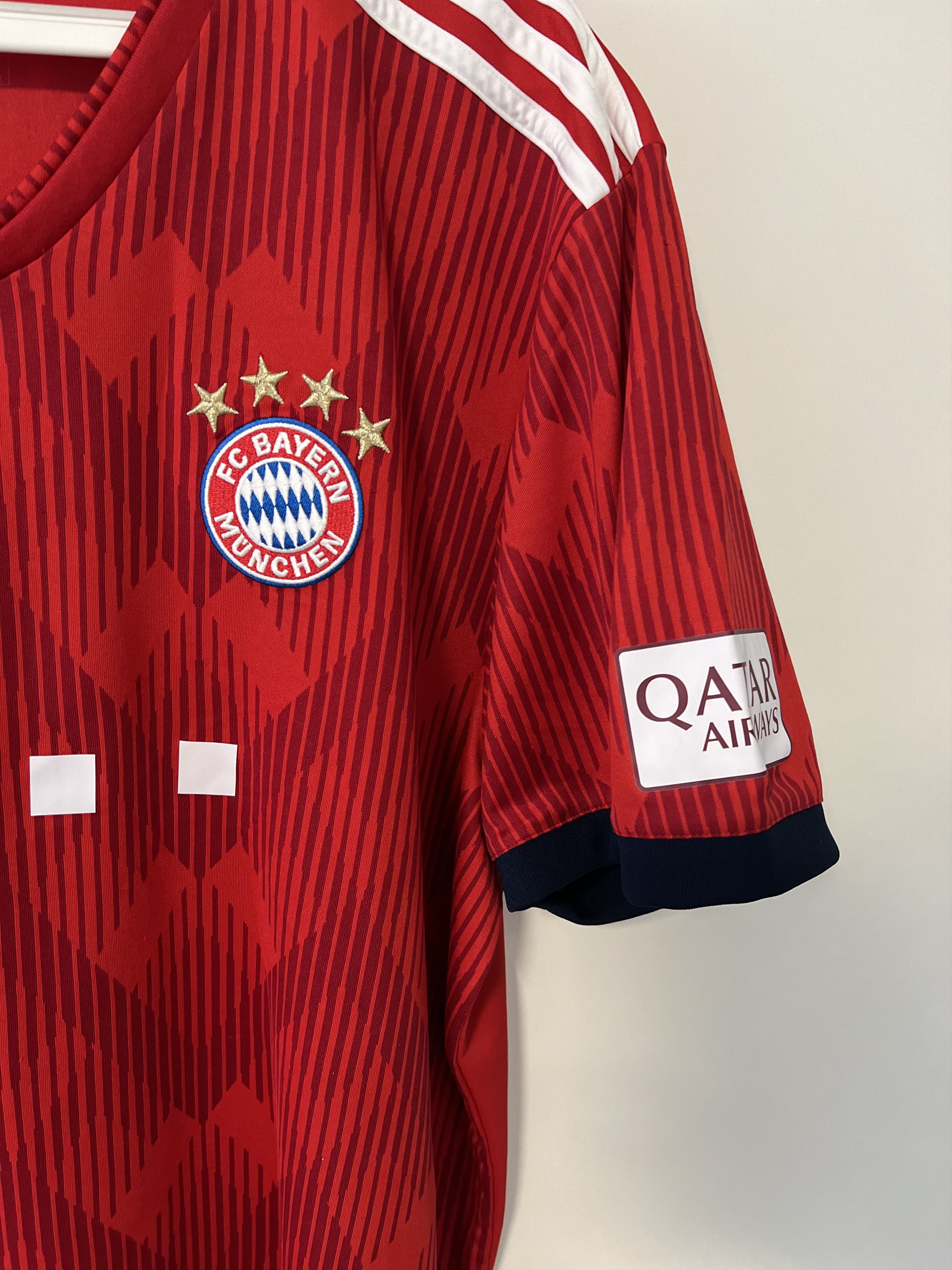 Adidas 2018-19 FC BAYERN MUNCHEN HOME #11 JAMES FOOTBALL Kit SHIRT Size US XXL / EU 58 / 5 - 4 Thumbnail
