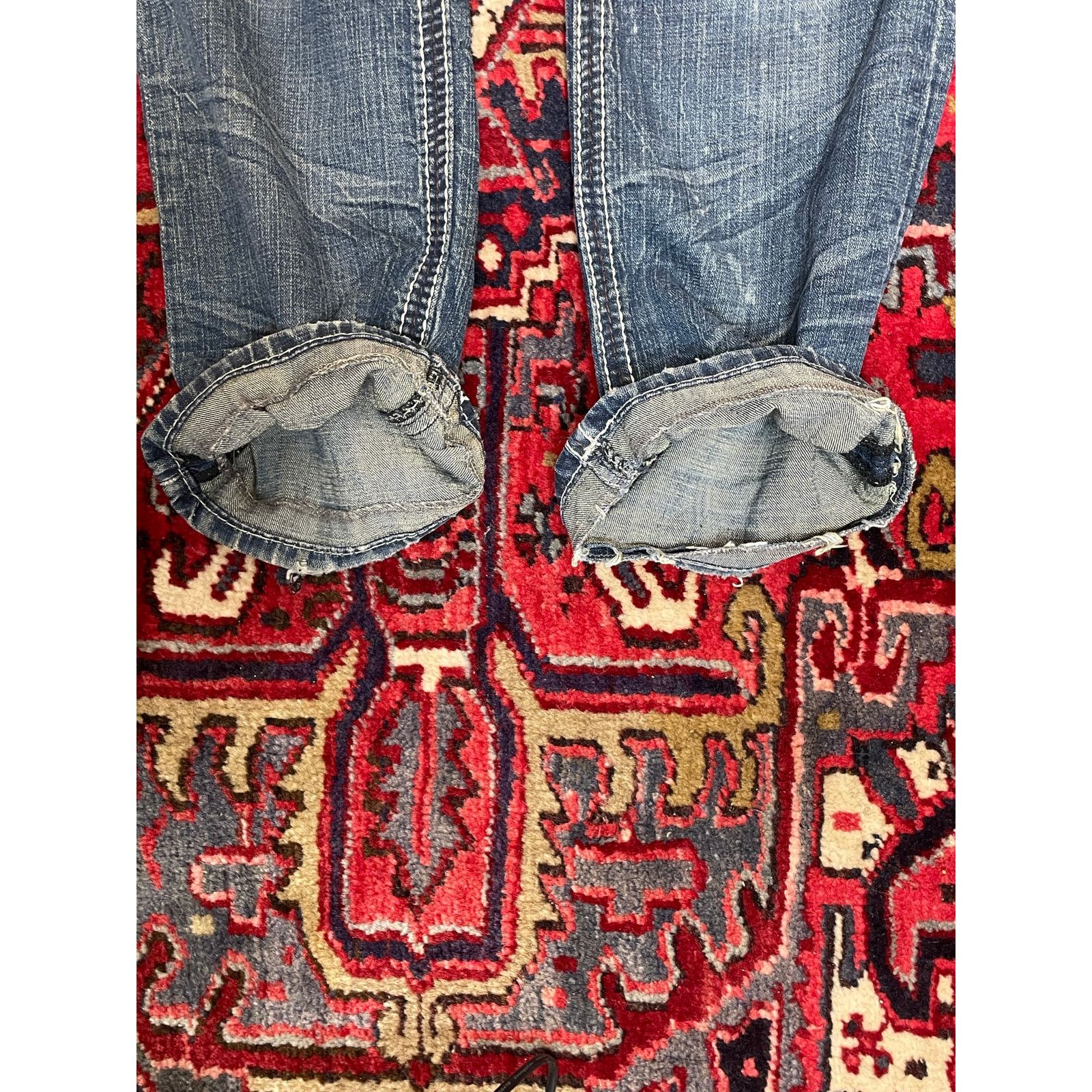 Affliction Vintage Men’s Y2K Affliction Jeans 36” Ace Black Premium Size US 36 / EU 52 - 9 Thumbnail