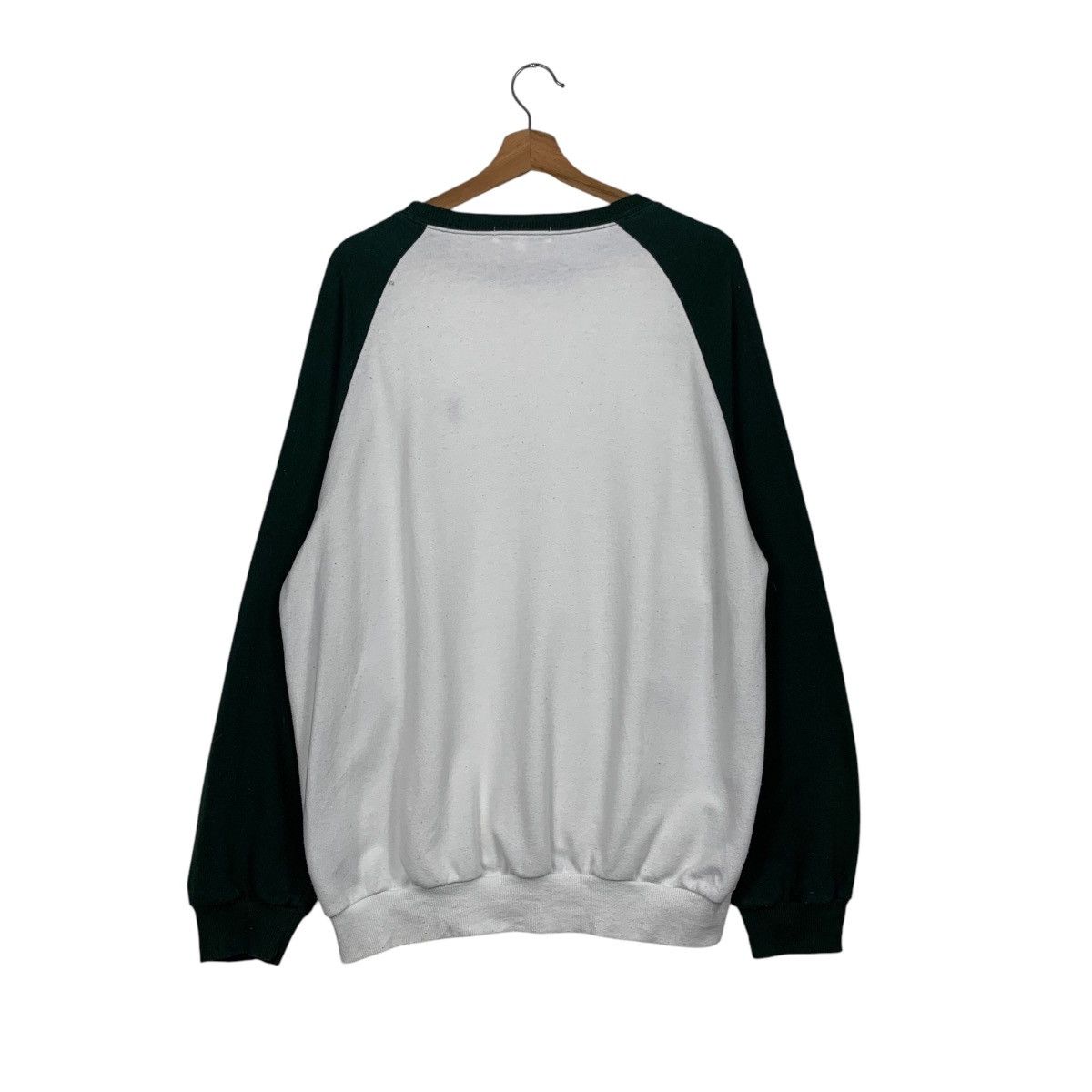 U.S. Polo Assn. US POLO ASSN White Green Crewneck Sweatshirt #1687-C75 Size US L / EU 52-54 / 3 - 7 Thumbnail