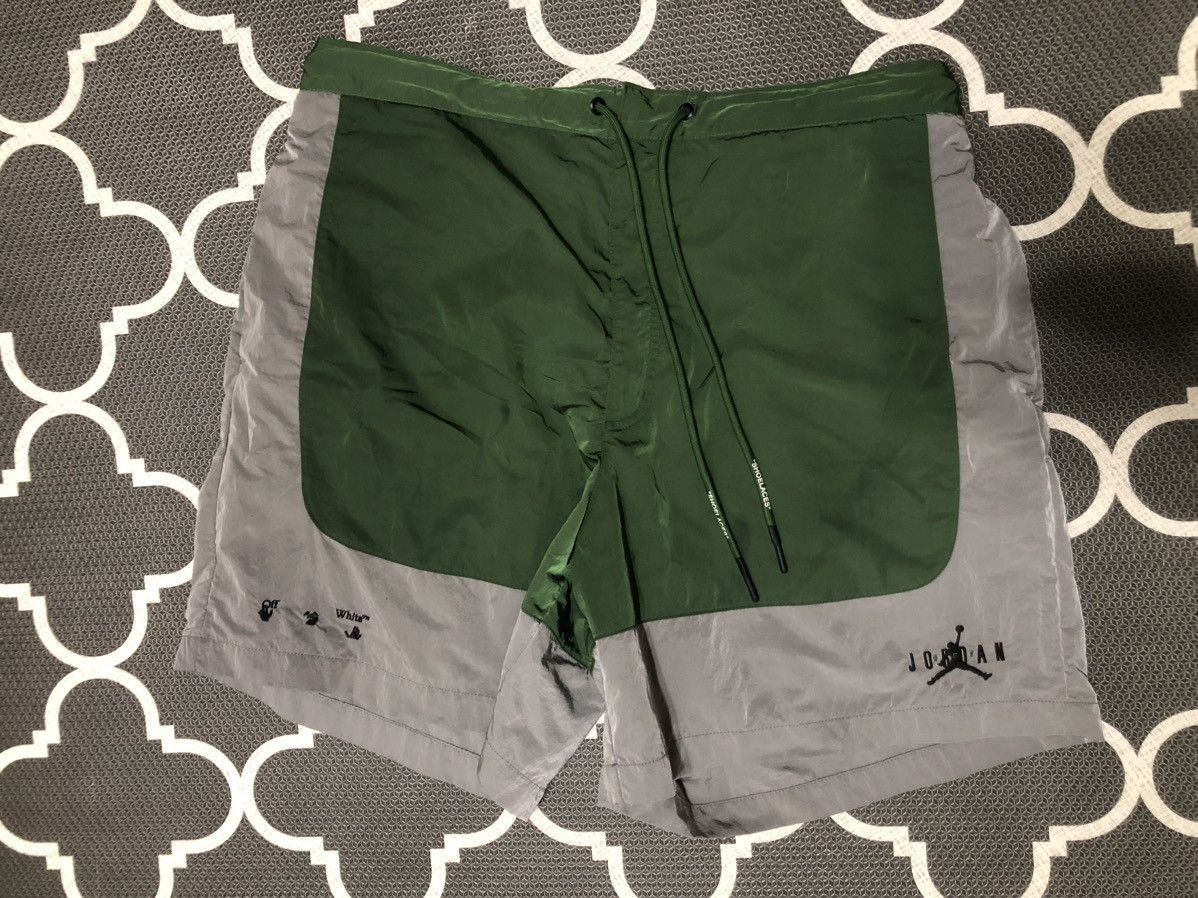 Jordan Brand × Off-White Off White x Jordan Shorts Green/Grey Size XL Size US 35 - 1 Thumbnail