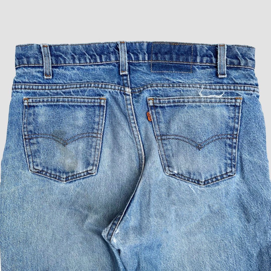 Levi's × Vintage Levi’s 505 1970 70s Vintage W33 L29 USA Made Denim Jeans Size US 33 - 6 Thumbnail