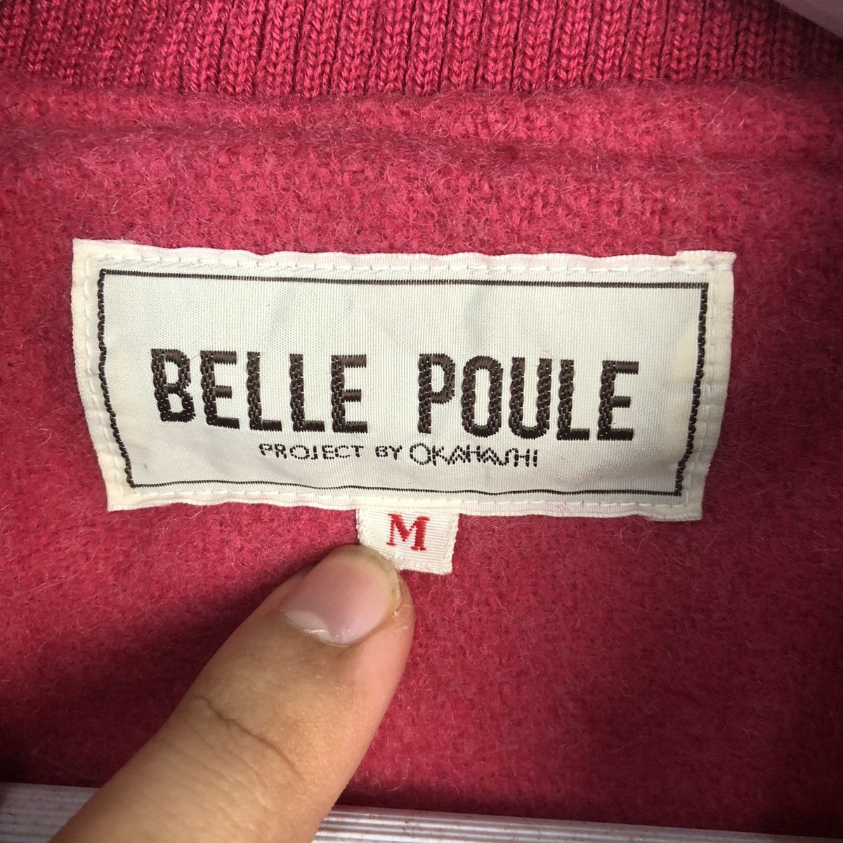 Japanese Brand DLL Belle Poule Pink Bombers Jacket #A1753 Size US M / EU 48-50 / 2 - 11 Thumbnail