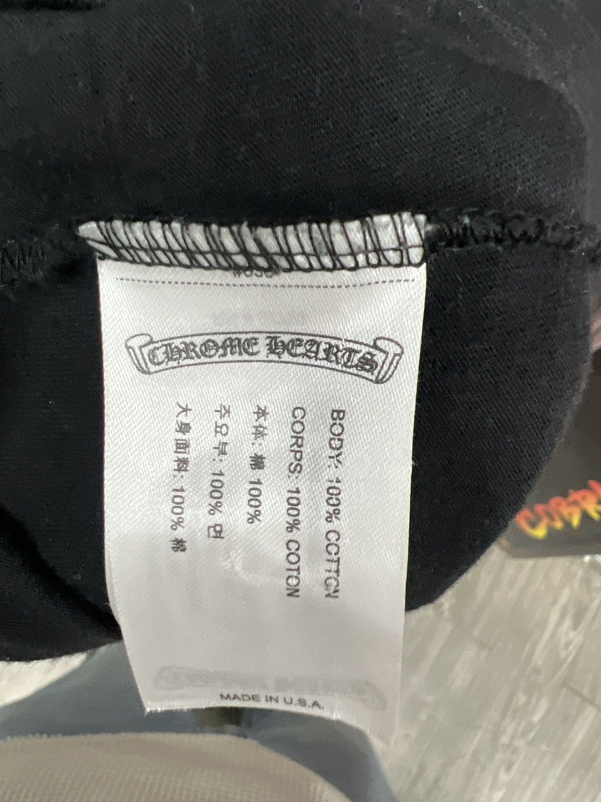 Chrome Hearts Chrome Hearts Scroll Logo Tee (Size 2XL) Size US XXL / EU 58 / 5 - 4 Thumbnail