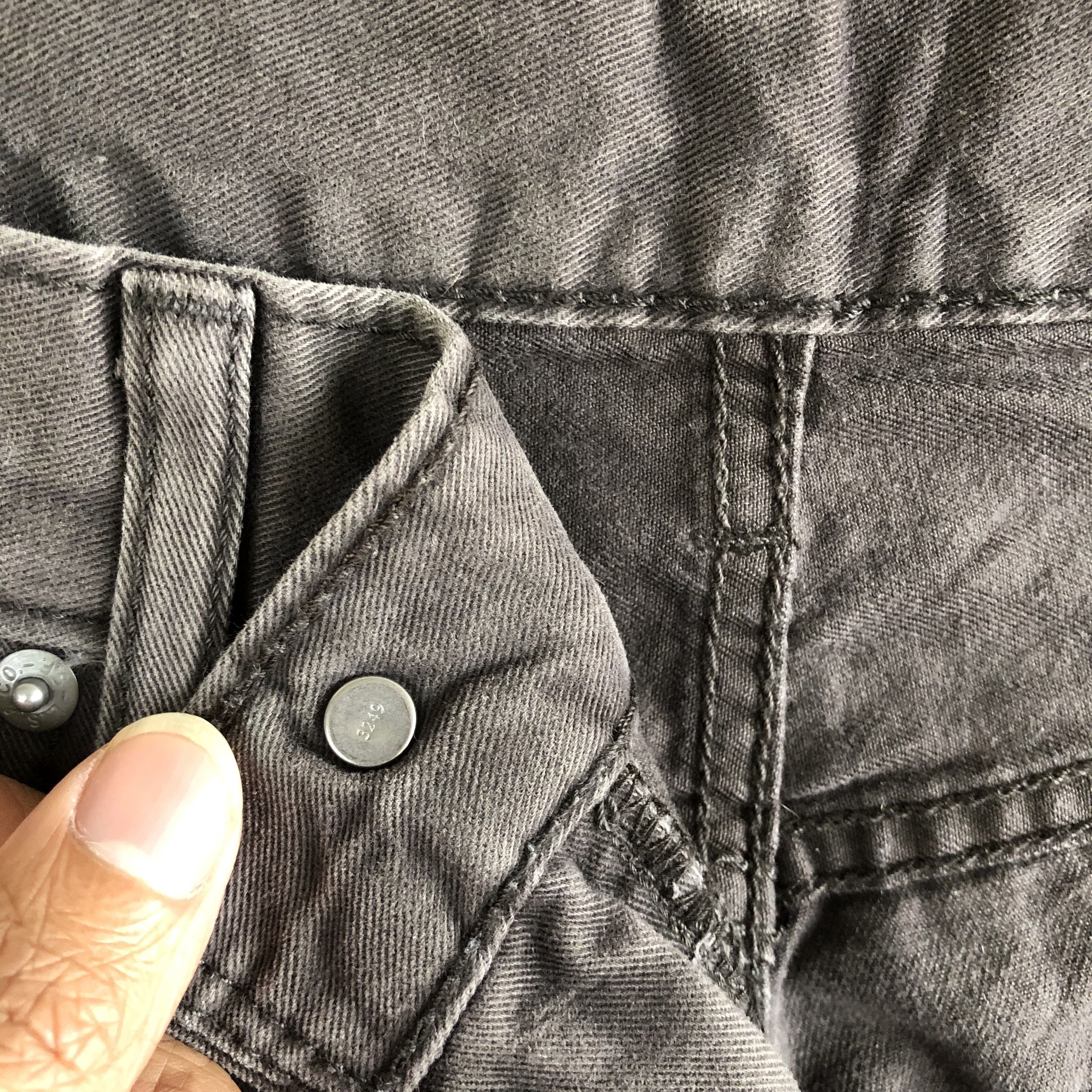 Levi's Vintage Levis Super Black Jeans Levi's White Tag Denim Pants Size US 34 / EU 50 - 7 Thumbnail