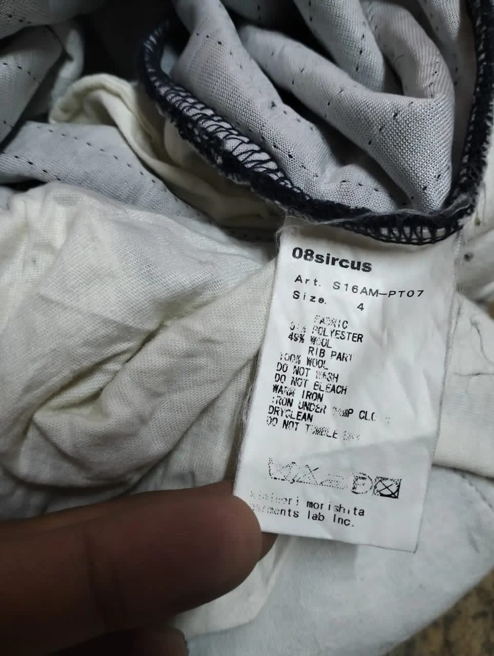 08sircus × Kiminori Morishita 08sircus Kimonori Morishita Rare Design Distressed Jogger Size US 30 / EU 46 - 12 Thumbnail
