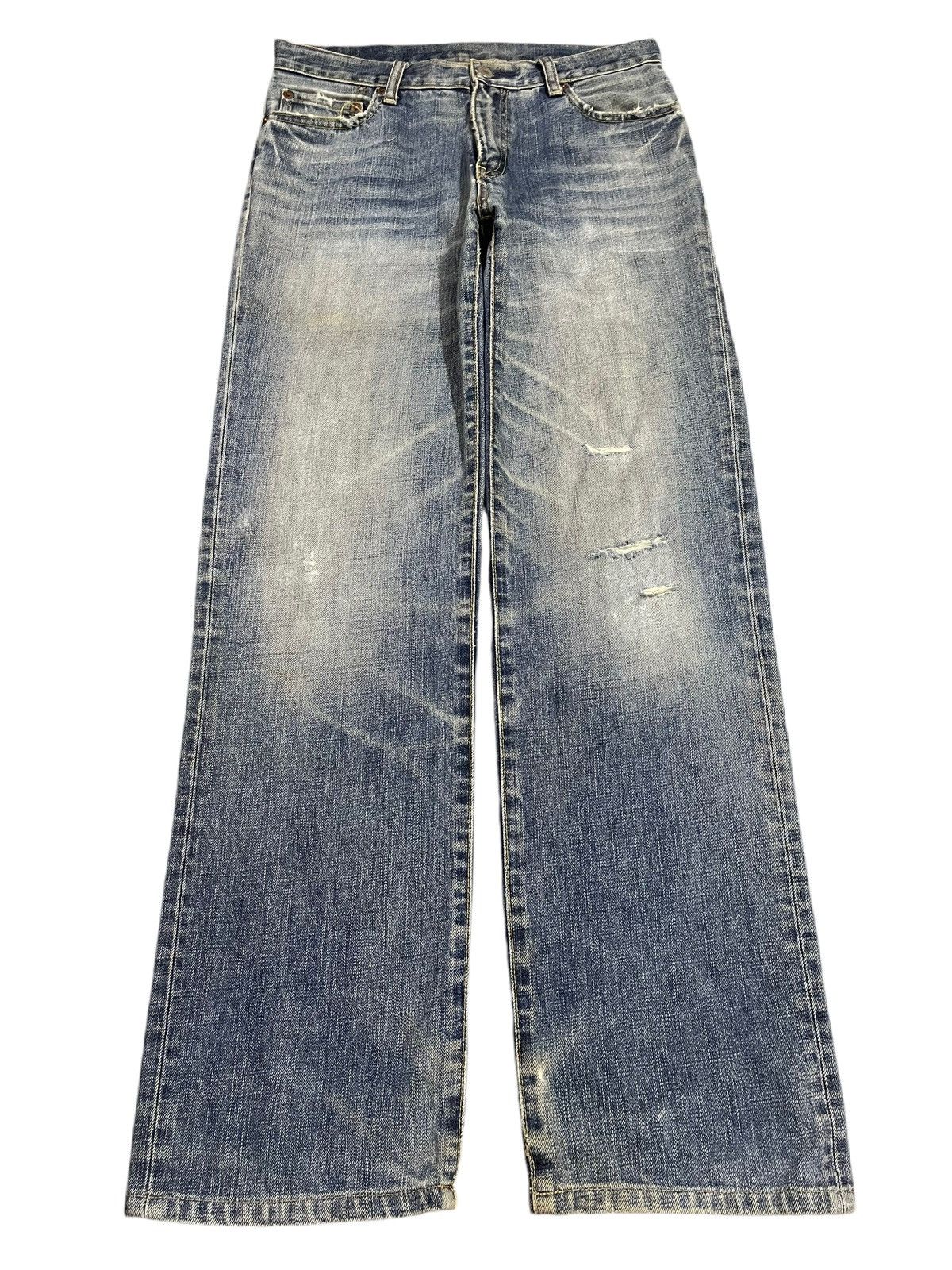 Uniqlo Vintage Japanese Uniqlo Blue Faded Wash Style Jeans Size US 30 / EU 46 - 1 Thumbnail