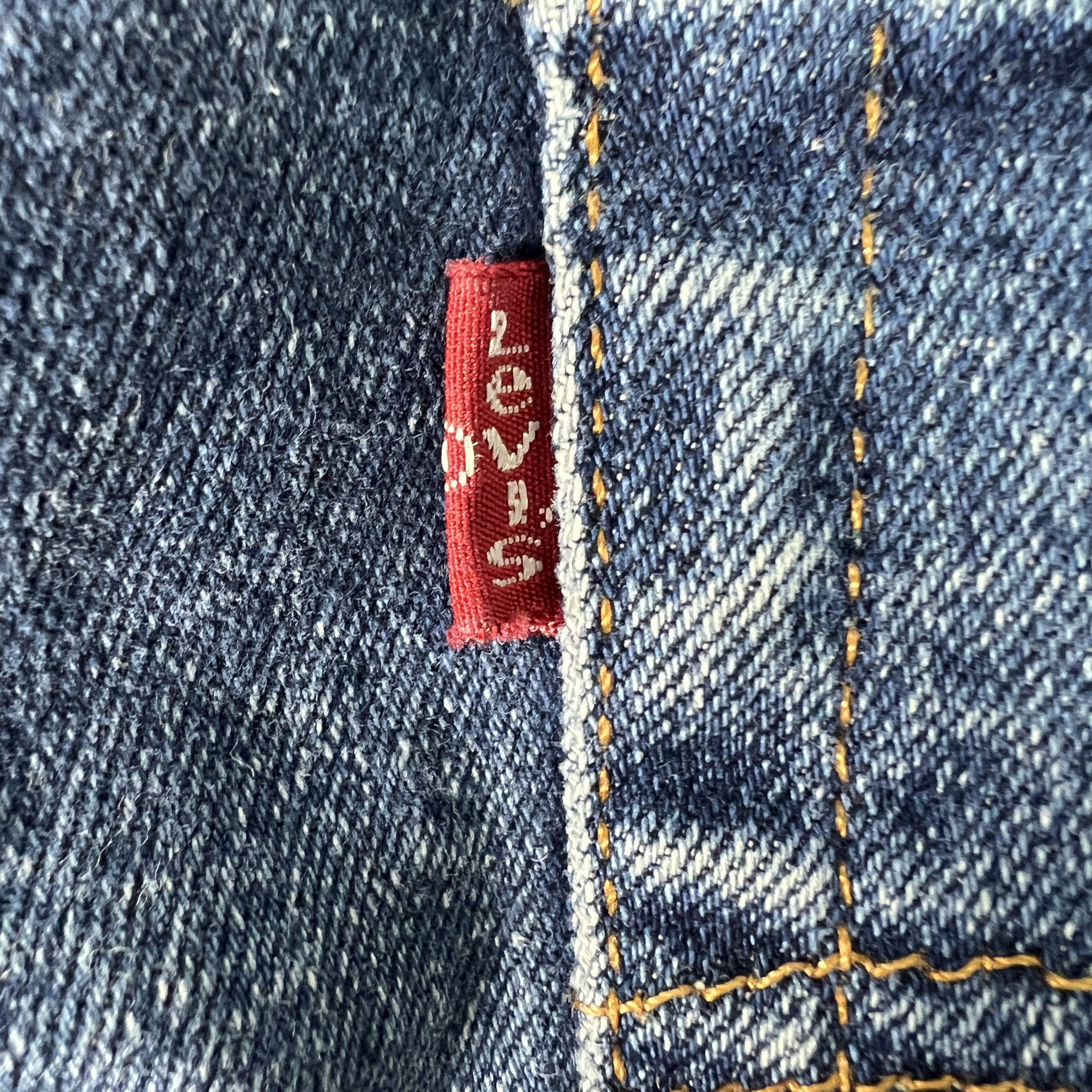 Levi's VTG 90s Levi's Jeans 550 Relaxed Tapered Blue Stretch Denim Size 30" / US 8 / IT 44 - 13 Thumbnail