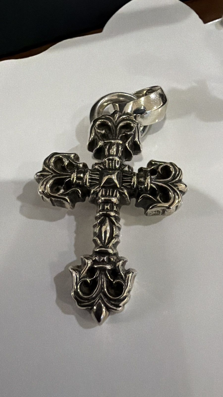 Chrome Hearts Chrome hearts Filigree Cross with bale xs Size ONE SIZE - 2 Thumbnail