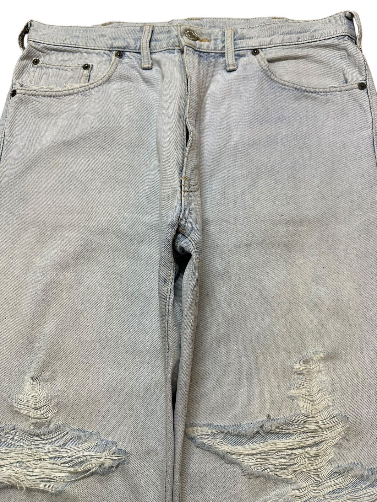 Edwin Vintage Edwin US Classic Faded Distressed Loose Jeans Size US 33 - 3 Thumbnail