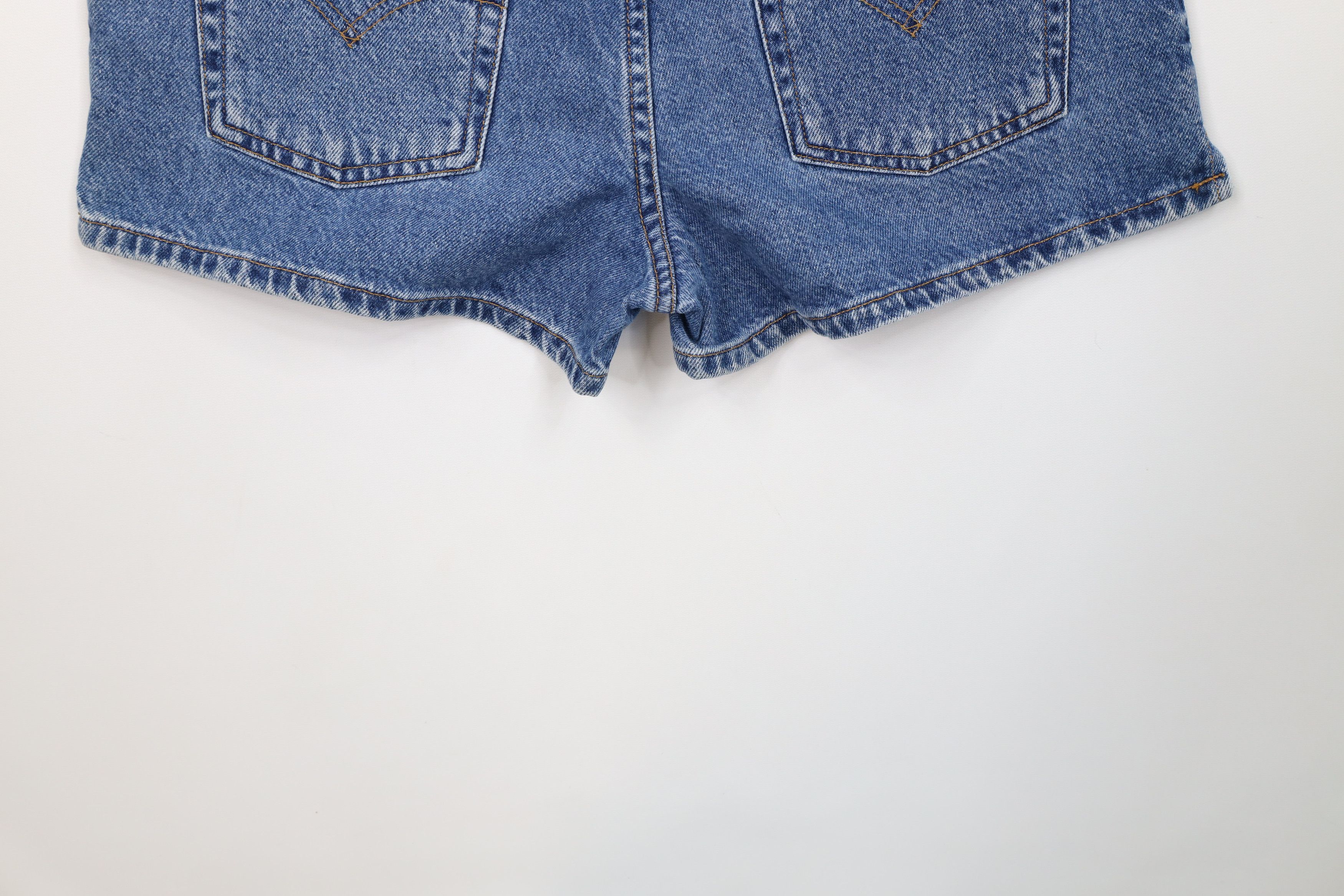 Levi's Vintage 90s Levis Relaxed Fit Denim Jean Shorts Jorts Blue Size 32" / US 10 / IT 46 - 12 Thumbnail