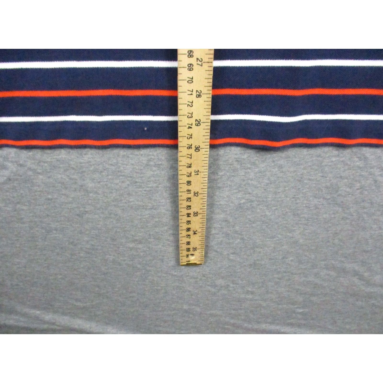 Polo Ralph Lauren VINTAGE Polo Ralph Lauren Shirt Large Men Blue Orange Stripe White Pony Polo Shirt L Men Blue Orange Stripe Size US L / EU 52-54 / 3 - 7 Thumbnail