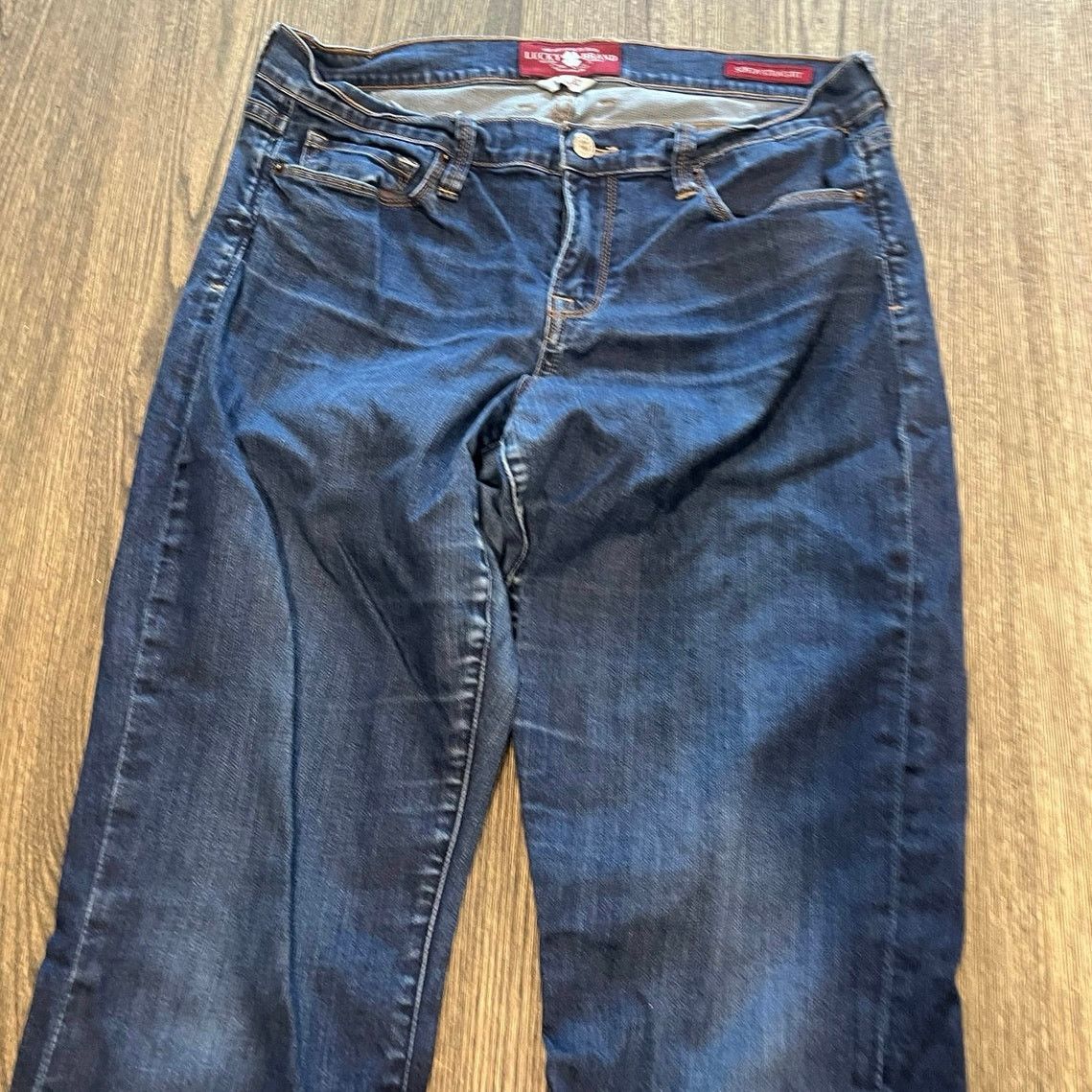Lucky Brand Lucky Brand Sofia Straight Jeans Mid-Rise Blue Size 14/32 Size 36" / US 14 / IT 50 - 3 Thumbnail