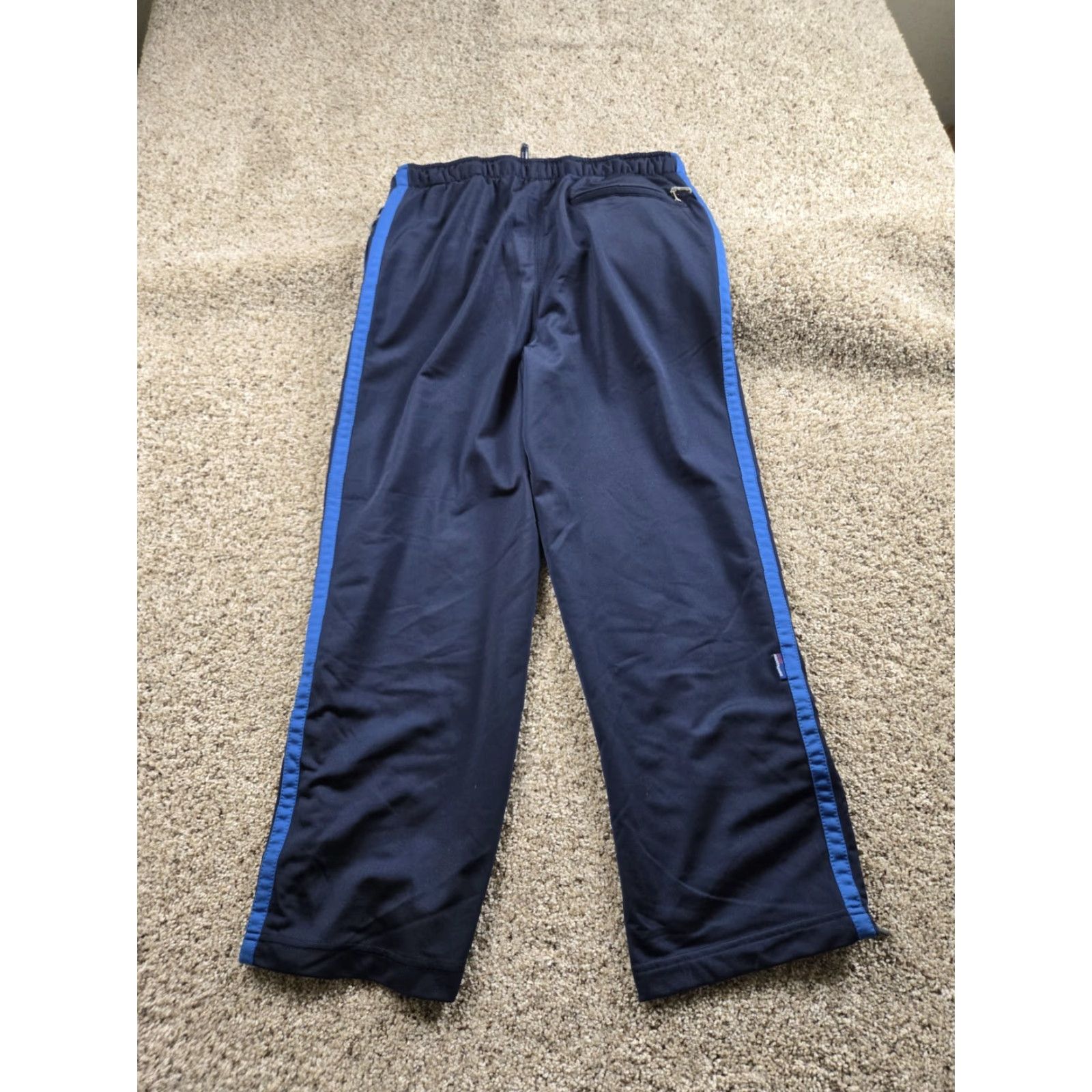 Abercrombie & Fitch VINTAGE Abercrombie & Fitch Track Pants Mens Small Blue Straight Leg Y2K Pants Size US 29 - 5 Thumbnail
