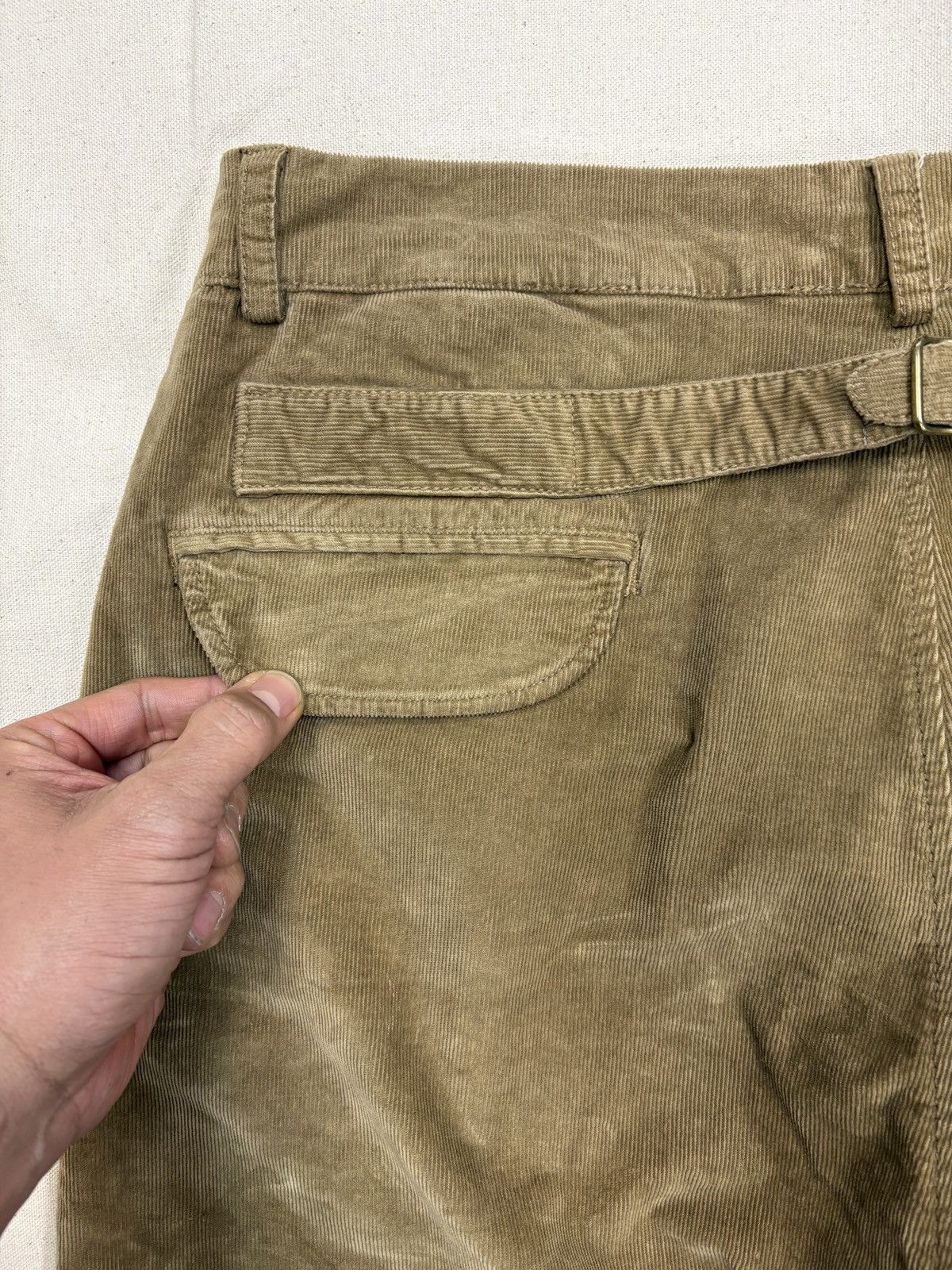 Barena BARENA Tapered Corduroy Trousers Camel Brown IT 50 (US 34) Size US 34 / EU 50 - 6 Thumbnail