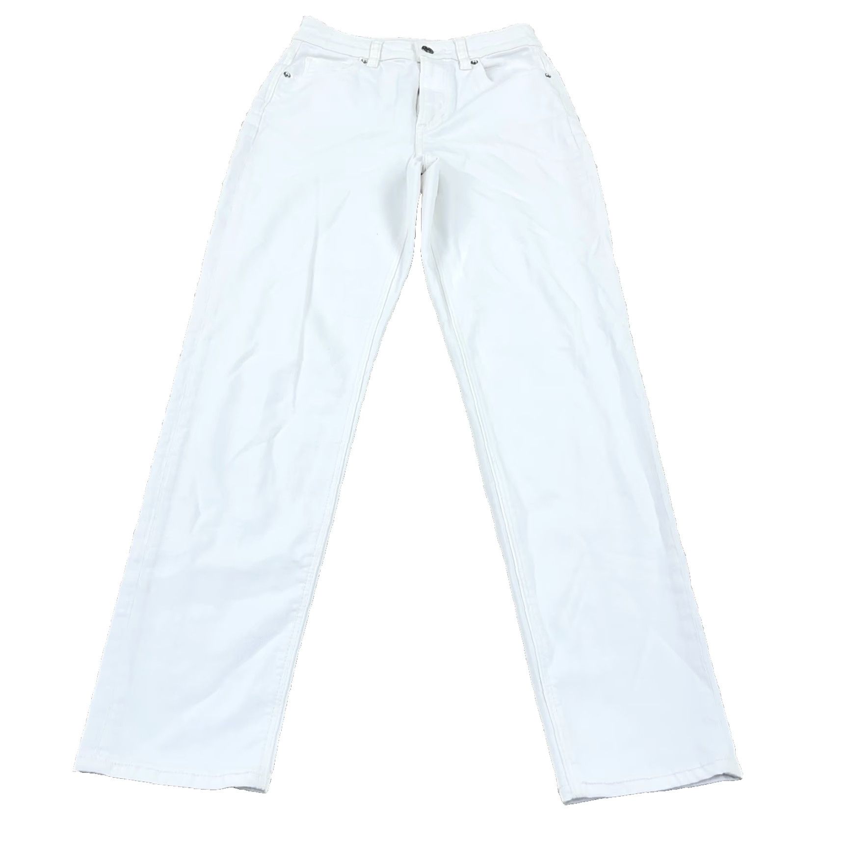 American Eagle Outfitters American Eagle Outfitters Mom Jeans Women 0 Cool White High Rise Denim Baggy Loose 25x27 Size 0 Color White 80s 90s Grunge Retro Mom Womens Jeans Size 25" / US 0 / IT 36 - 4 Thumbnail