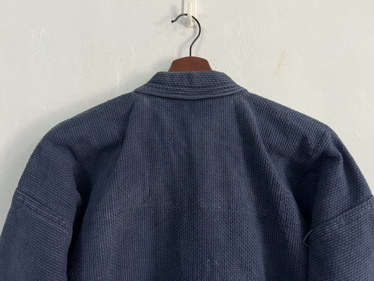Indigo Vintage Indigo Kendo Bulldog Dyed Boro Patchwork Kimono Size US L / EU 52-54 / 3 - 6 Thumbnail