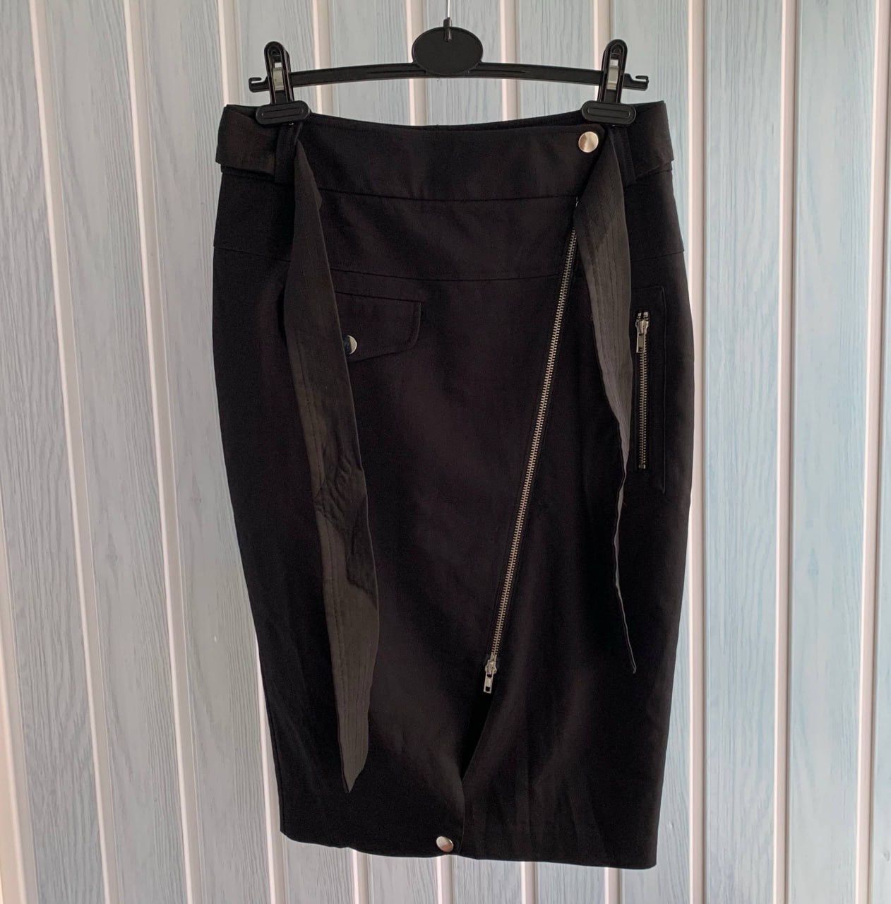 Jean Paul Gaultier Jean Paul Gaultier x Lindex Polyester & Viscose Pencil Skirt Size 32" / US 10 / IT 46 - 3 Thumbnail