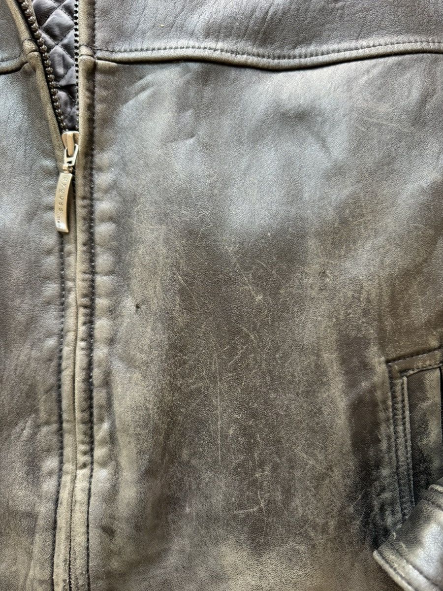 Liz Claiborne Distressed Vintage Liz Claiborne/Access Leather Jacket Size US L / EU 52-54 / 3 - 5 Thumbnail