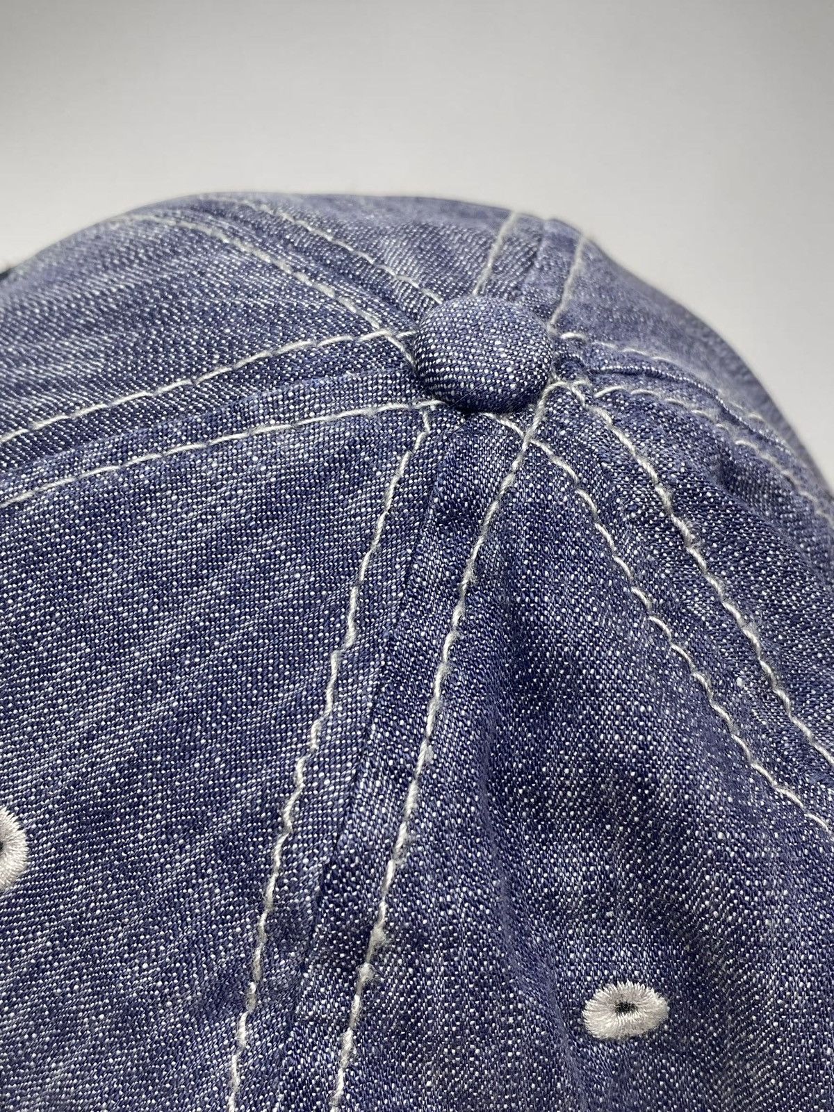 New York Yankees Vintage 90s New York Yankees Denim Cap SnapBack y2k Size ONE SIZE - 7 Thumbnail