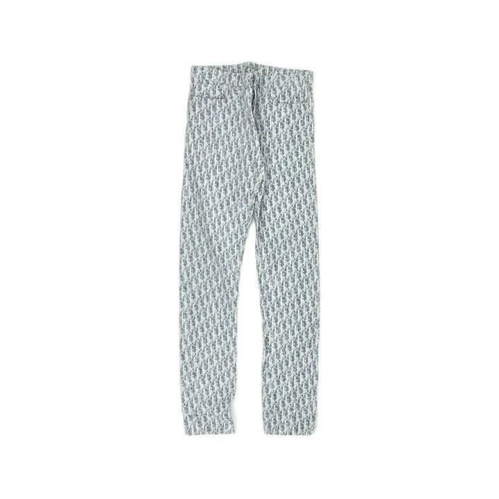 Dior Dior Dior Blue Printed Slim Fit Jeans 0079-2507 Size US 31 - 2 Thumbnail