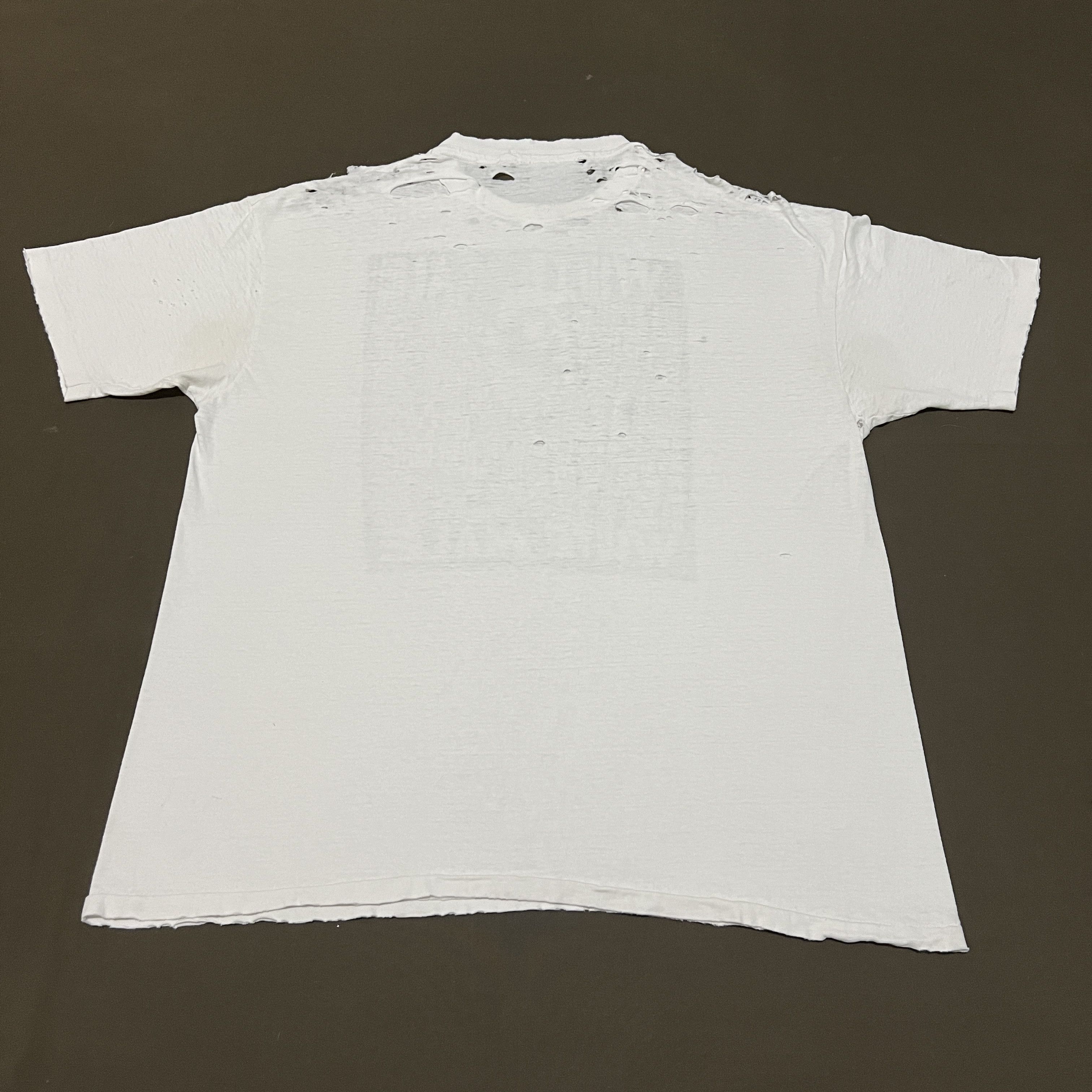Vintage 90s Wildwood Productions Tee Distressed Hitler Stalin Size US XL / EU 56 / 4 - 13 Thumbnail