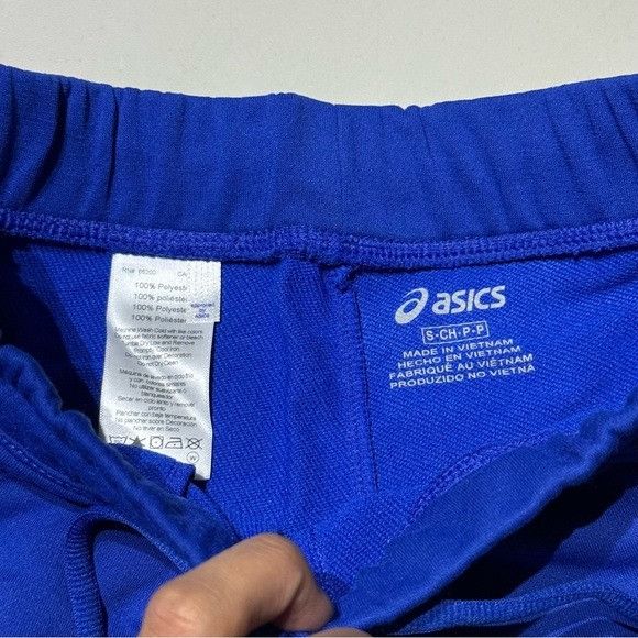 Asics NWT ASICS MEN’S FRENCH TERRY TRAINING JOGGERS ROYAL BLUE S Size US 28 / EU 44 - 5 Thumbnail