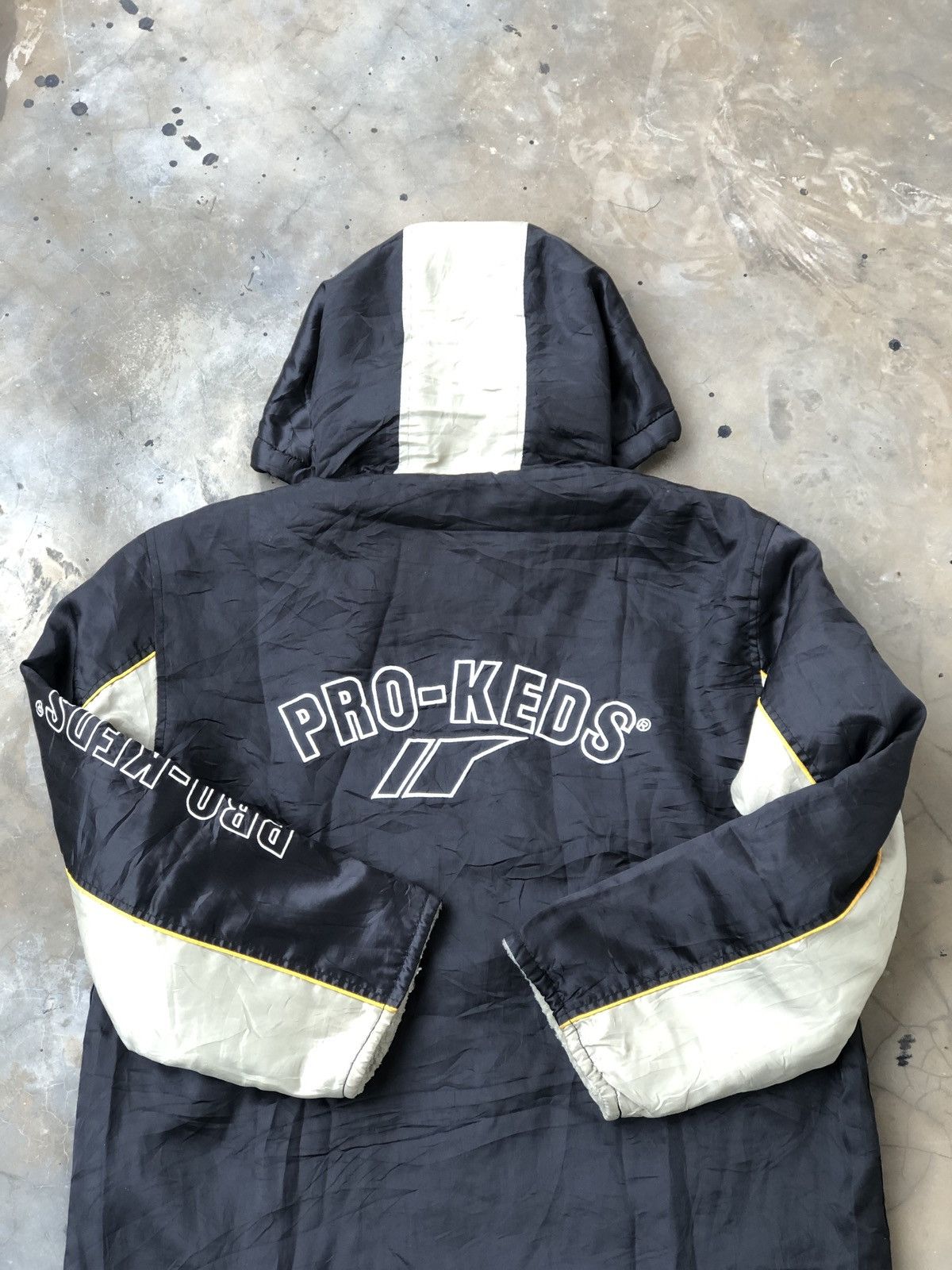 Pro-Keds Pro Keds Shearling Line Zipper Button Long Jacket Big Logo Size US M / EU 48-50 / 2 - 14 Thumbnail