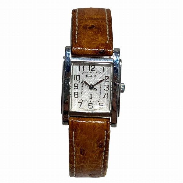 Seiko Seiko Seiko Spirit Jewel Stainless Steel Quartz Metal Quartz 1F21-5B30 DUTY FREE for USA Size ONE SIZE - 1 Thumbnail